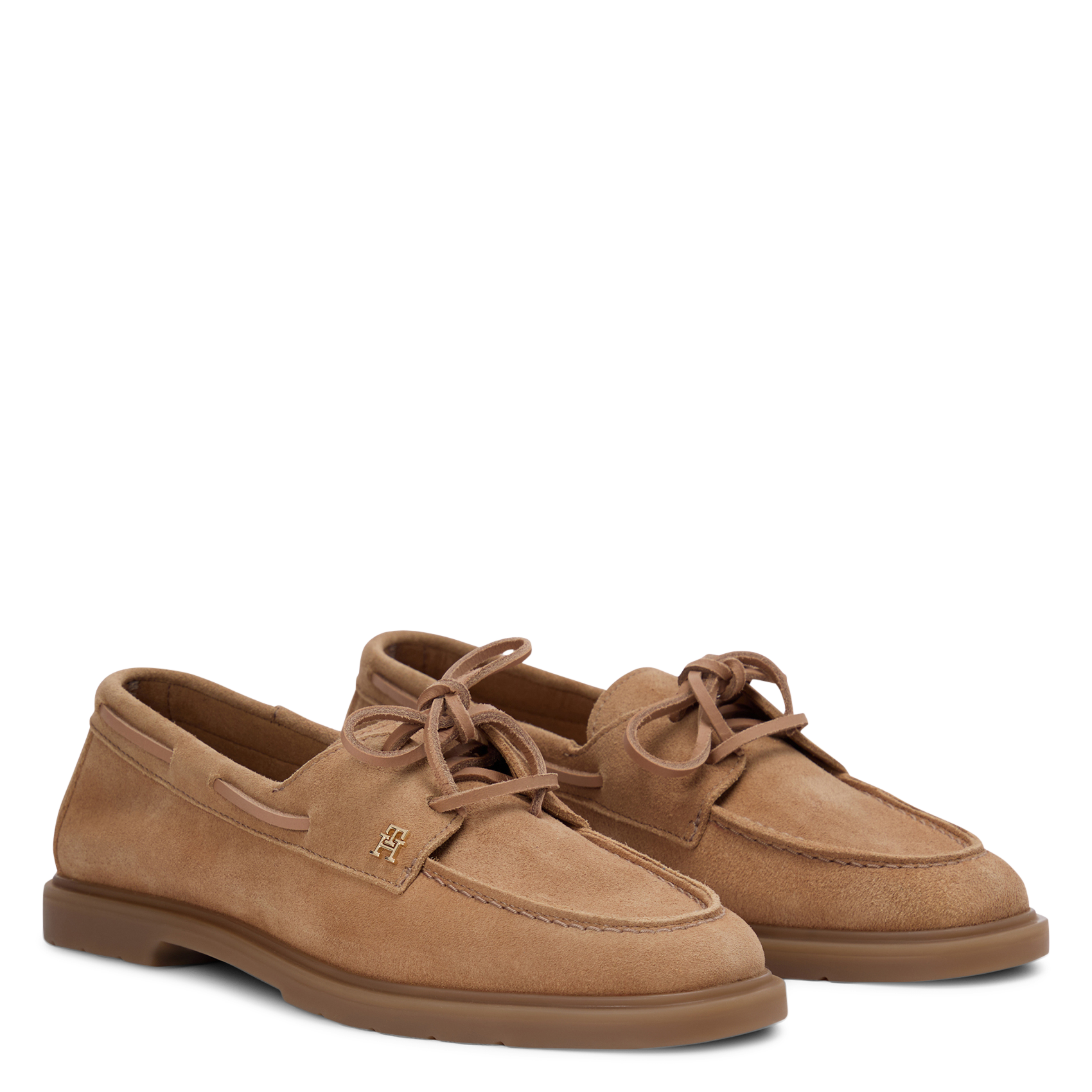 Ledermokassins TOMMY HILFIGER Khaki