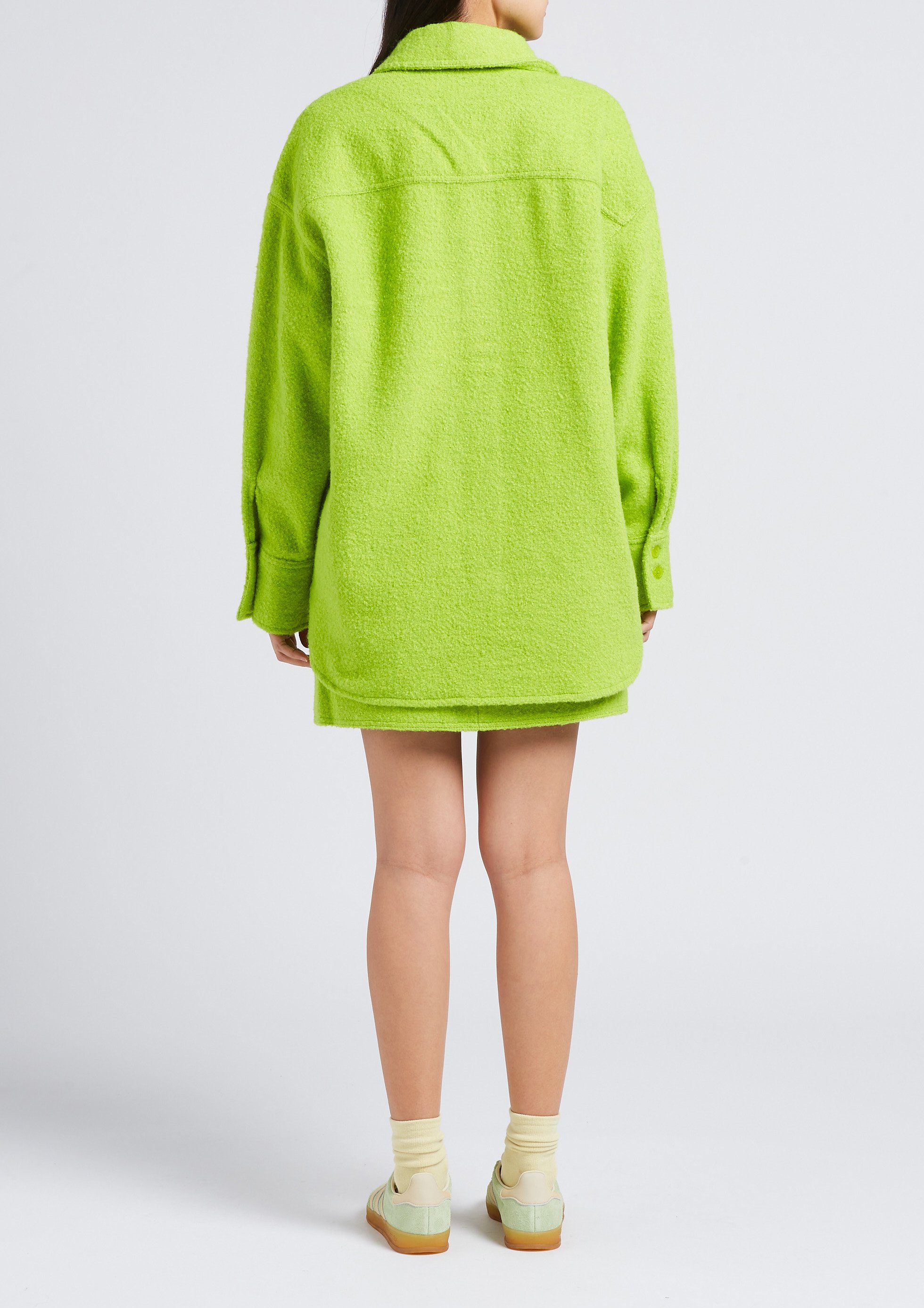 Veste ample col classique SAMSOE SAMSOE Vert