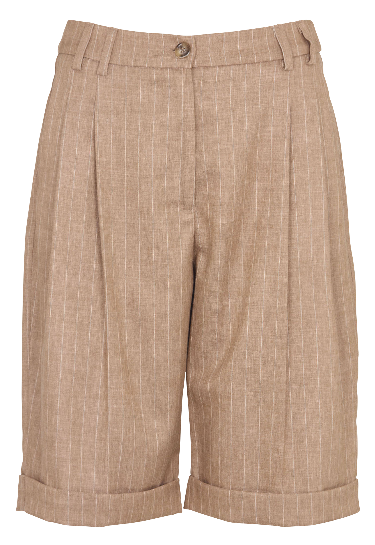 Bermuda droite taille haute PLEASE Beige