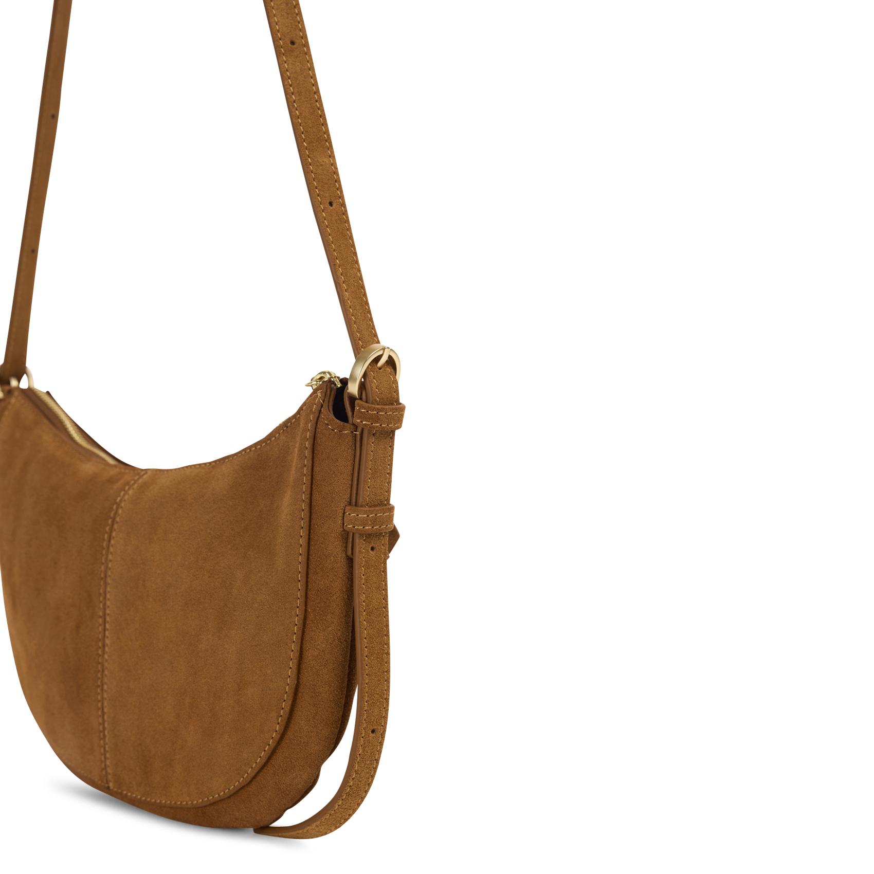 Suède handtas NAT & NIN Bruin