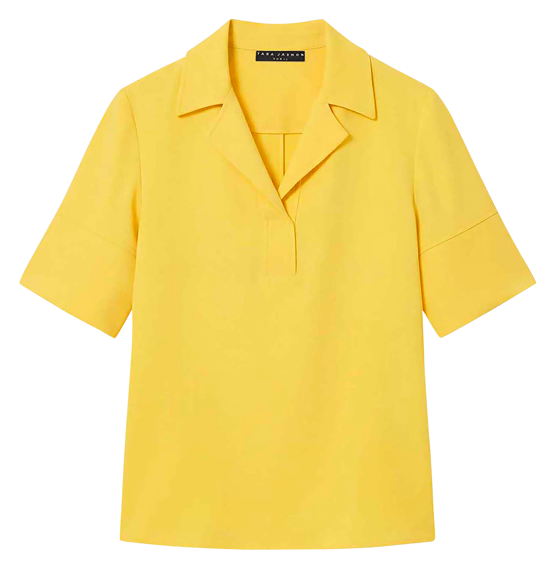 Gerade geschnittenes Poloshirt TARA JARMON Gelb