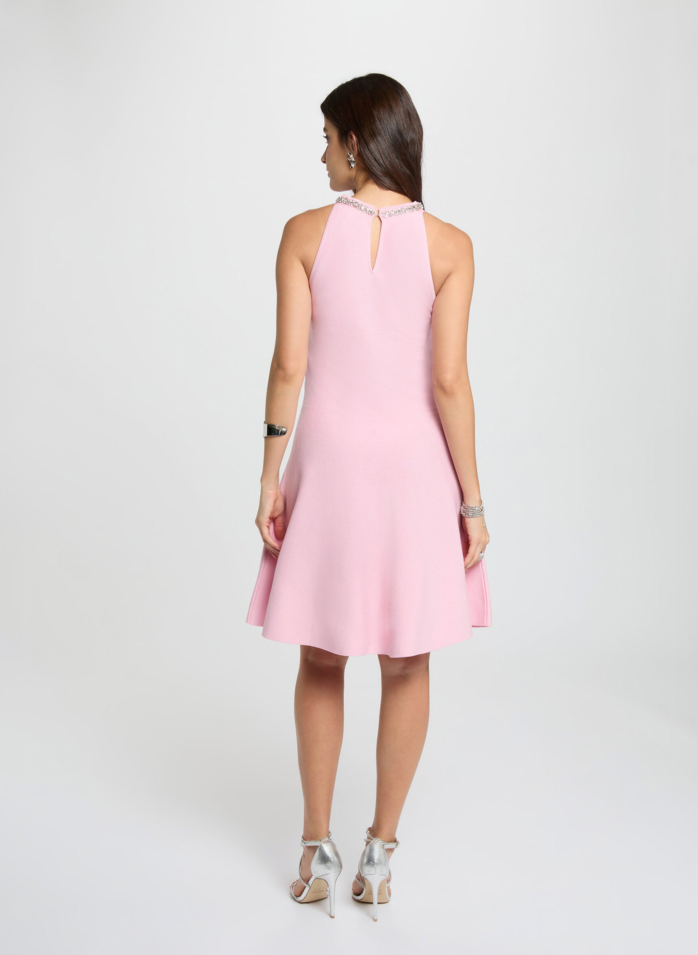 Robe trapèze courte  MORGAN Rose