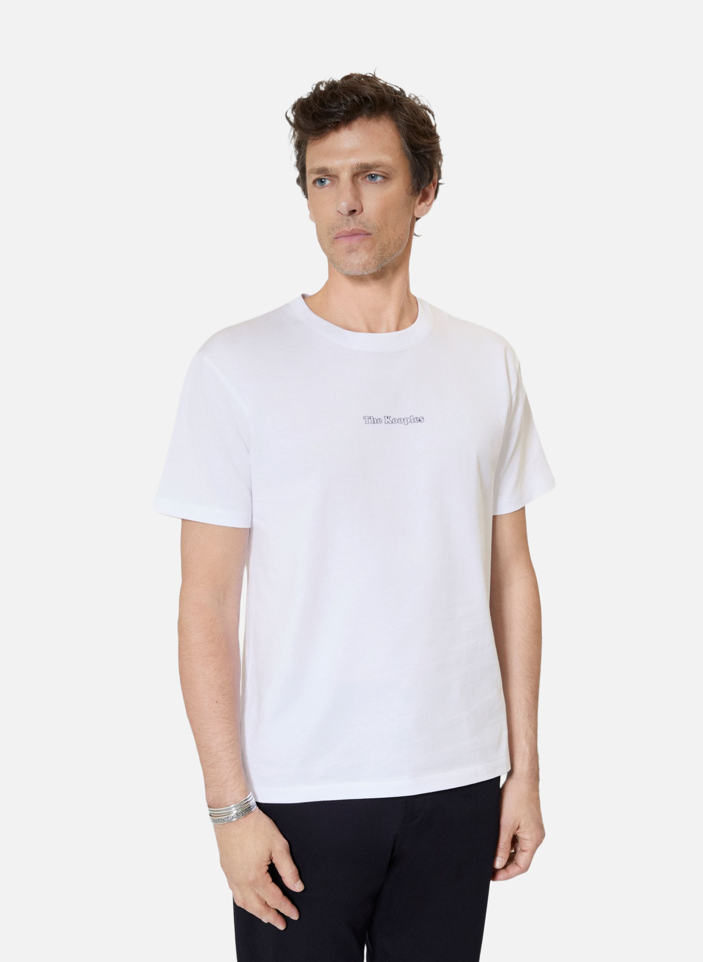 T-shirt with cut-out logo THE KOOPLES