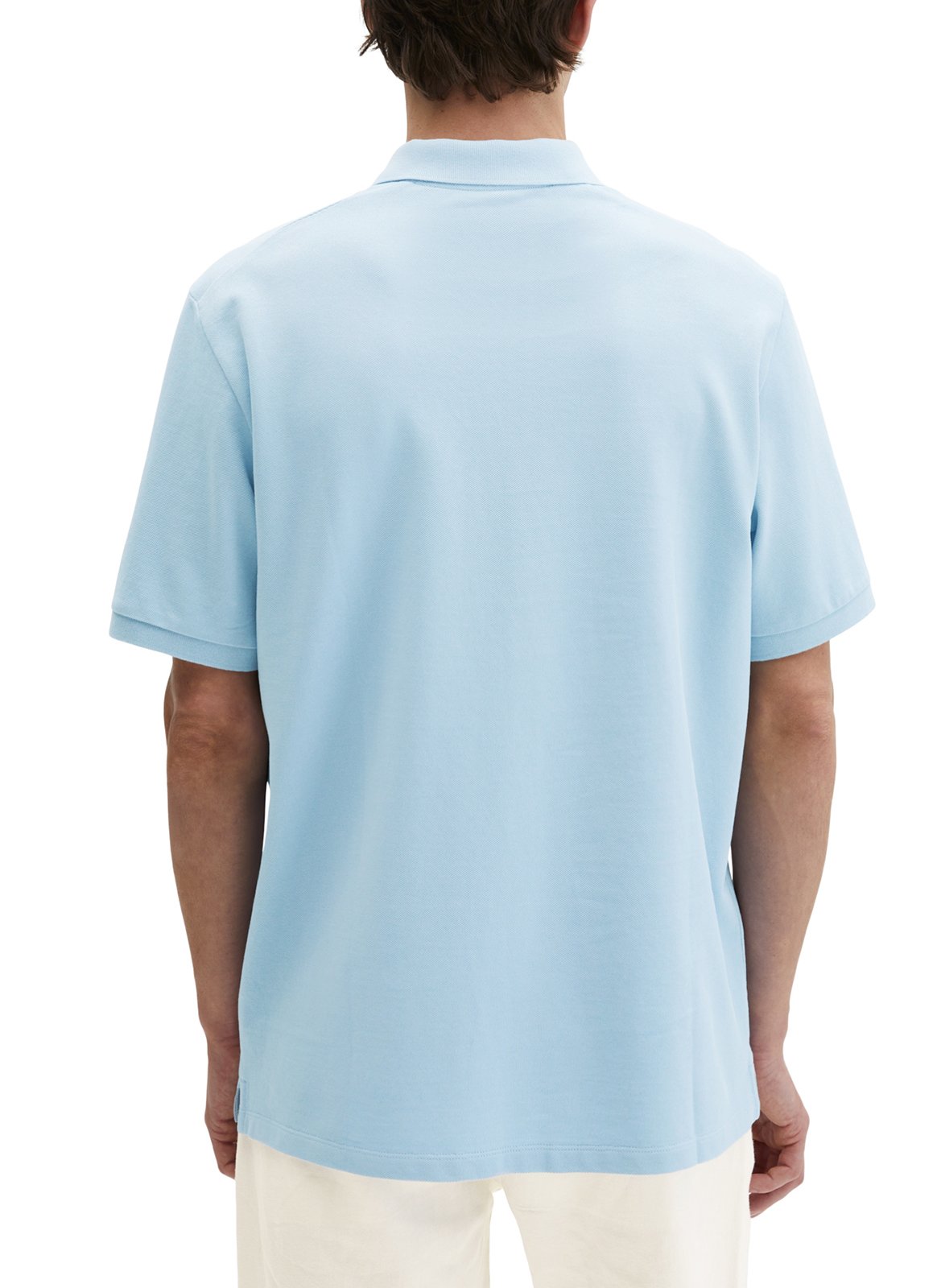 Straight cotton polo shirt MARC O'POLO Blue