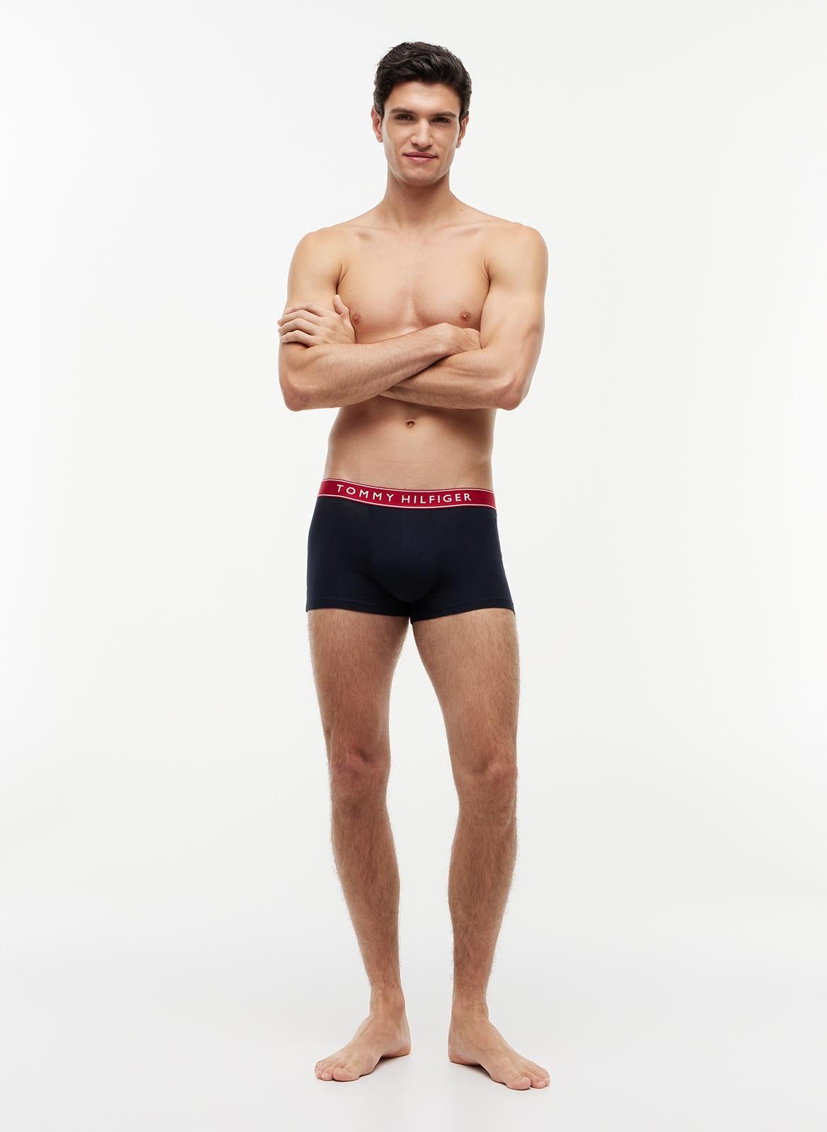 Pack of 3 cotton-blend boxer shorts TOMMY HILFIGER Red