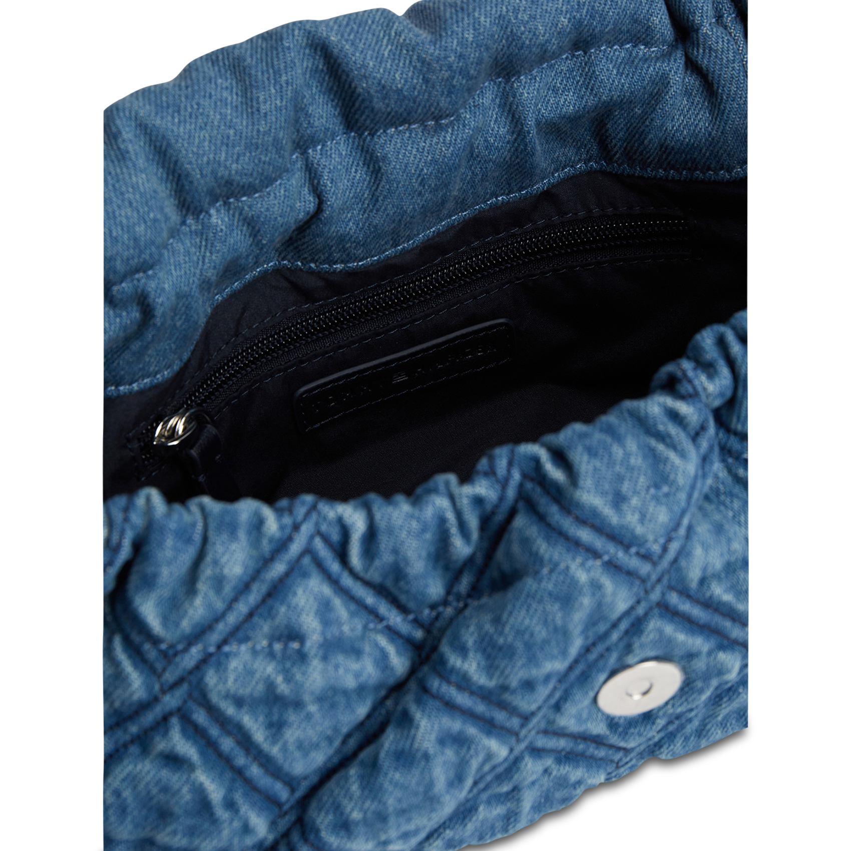 Cotton-blend handbag TOMMY HILFIGER Blue