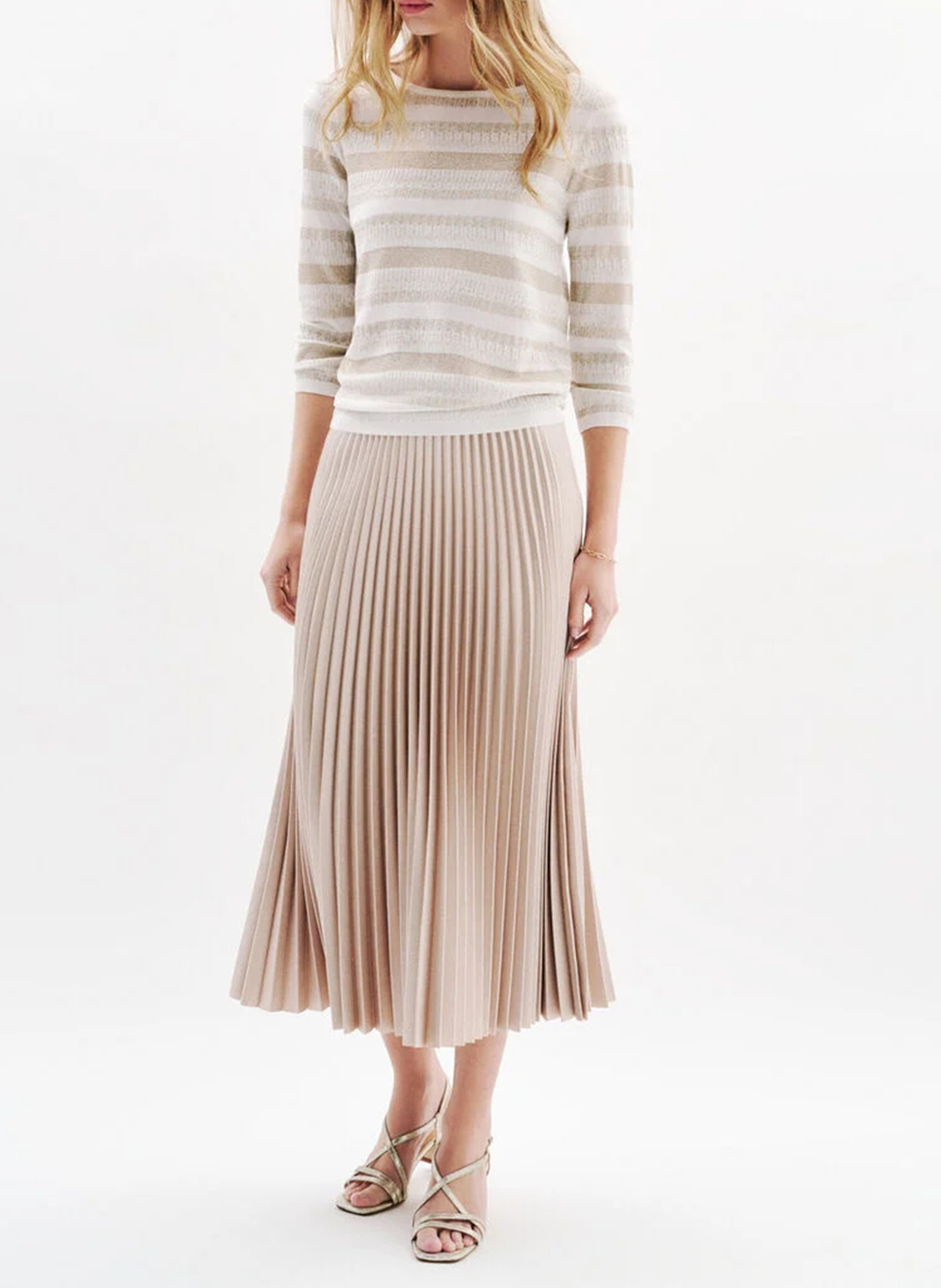 Brilliant - Pullover mit Rundhalsausschnitt CAROLL Beige
