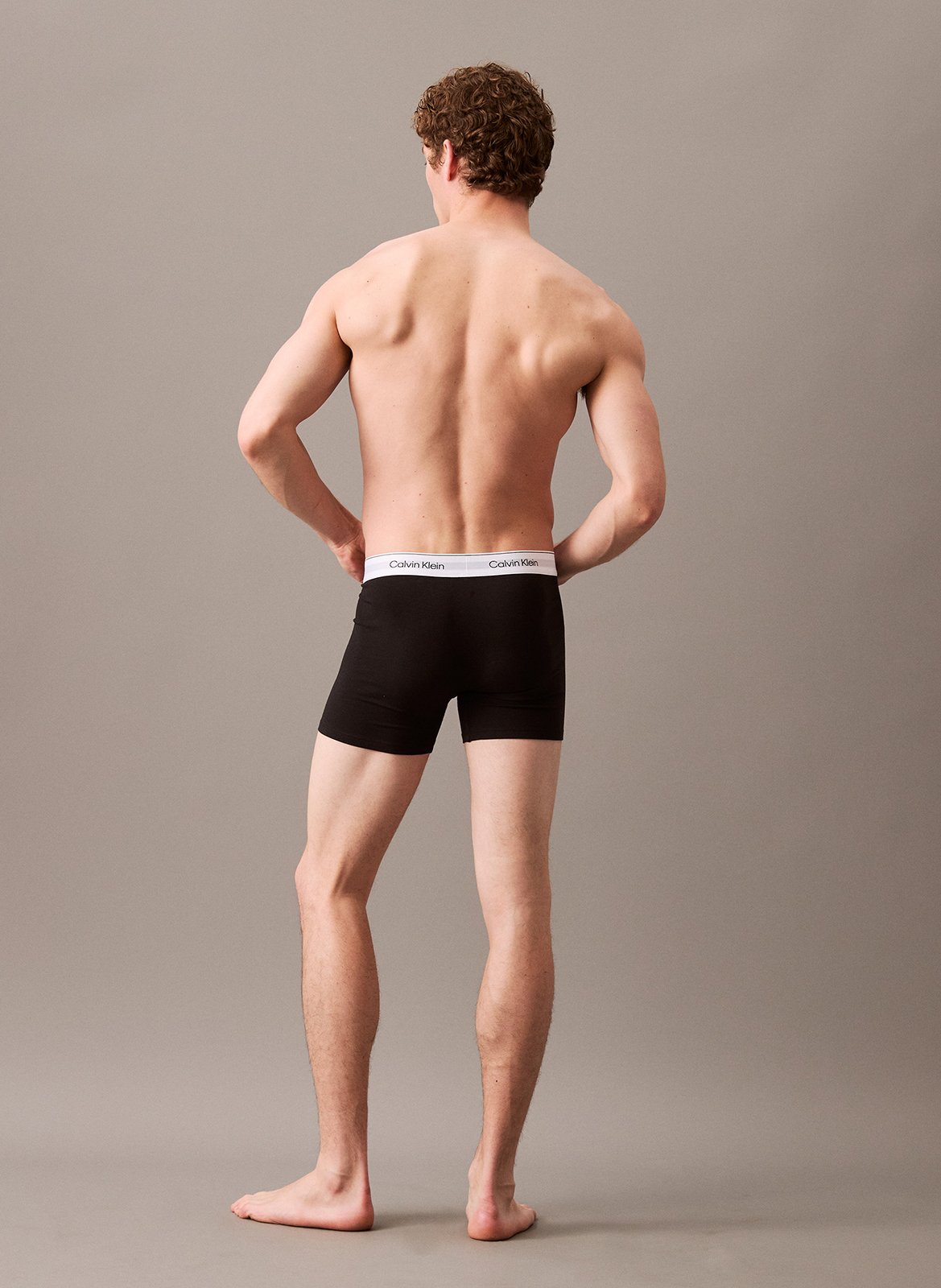 Lot de 3 boxers unis CALVIN KLEIN UNDERWEAR Multicolore