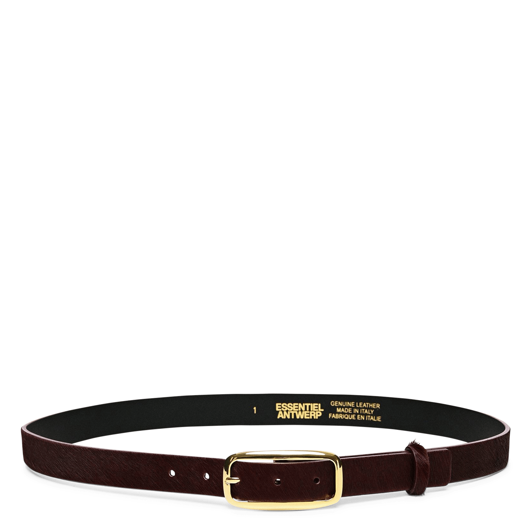 Pony leather belt ESSENTIEL ANTWERP