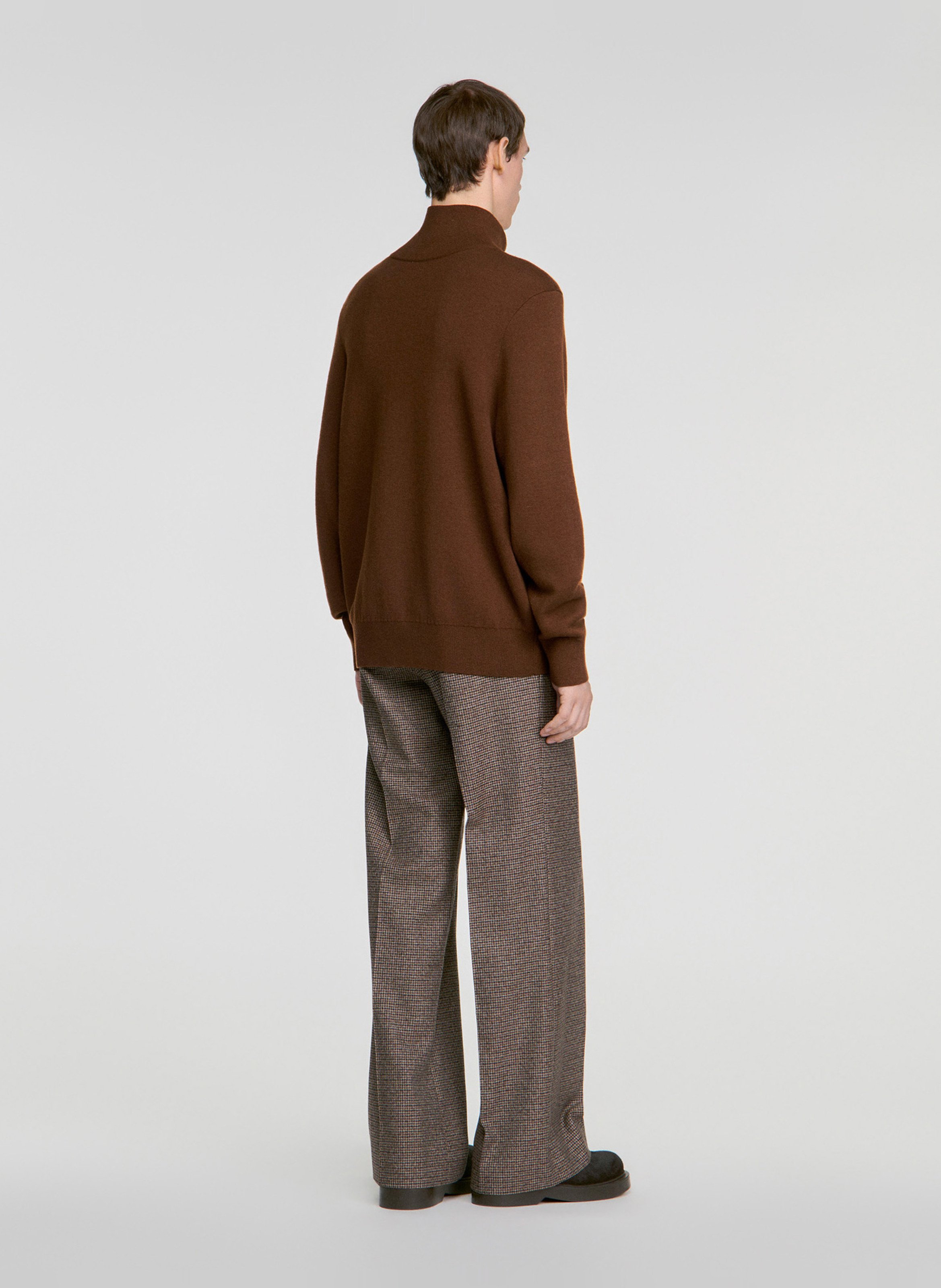 Schipperstrui van wolmix | Beige SANDRO Heren