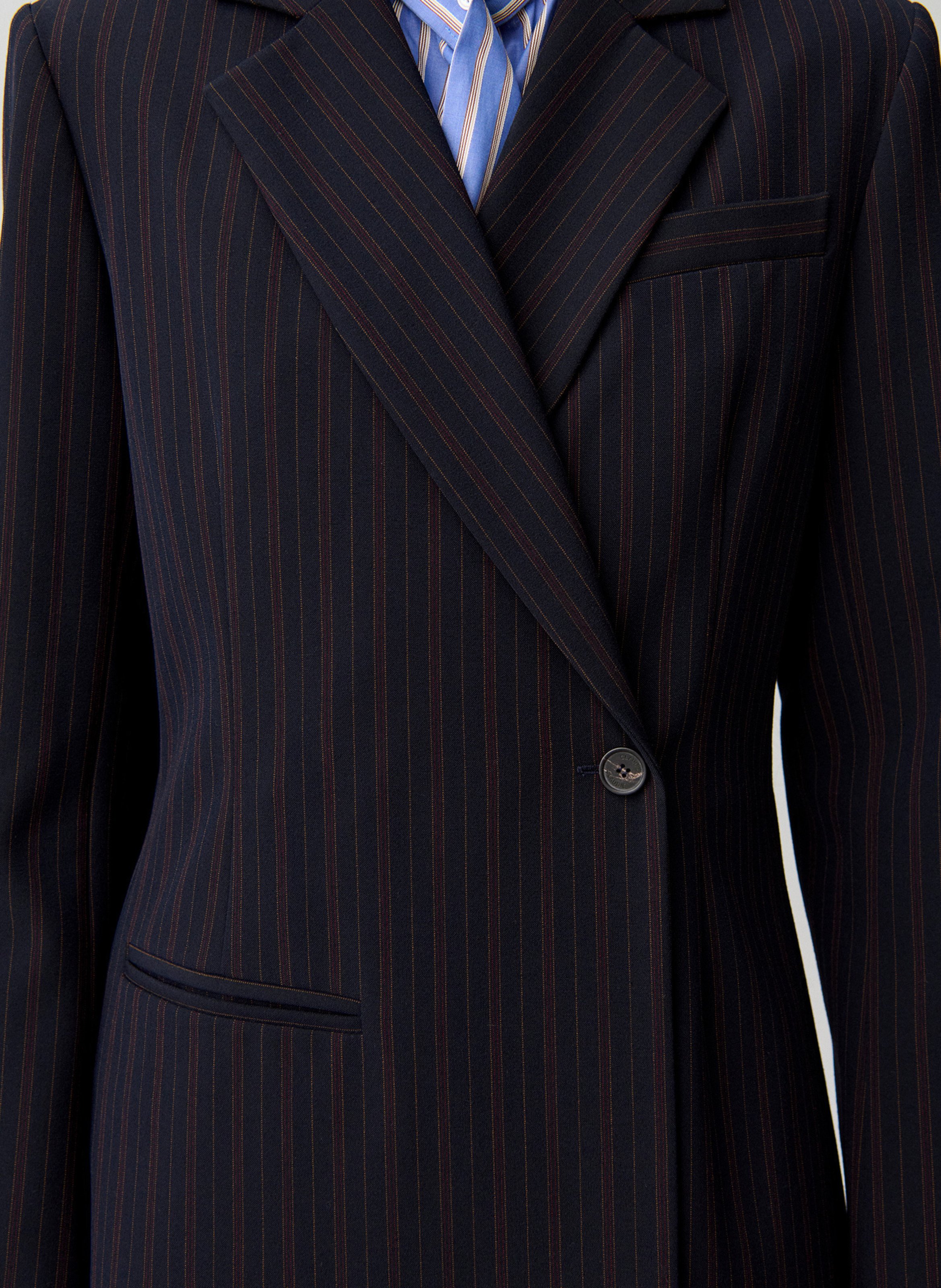 Rechte, gestreepte blazer CLAUDIE PIERLOT Veelkleurig