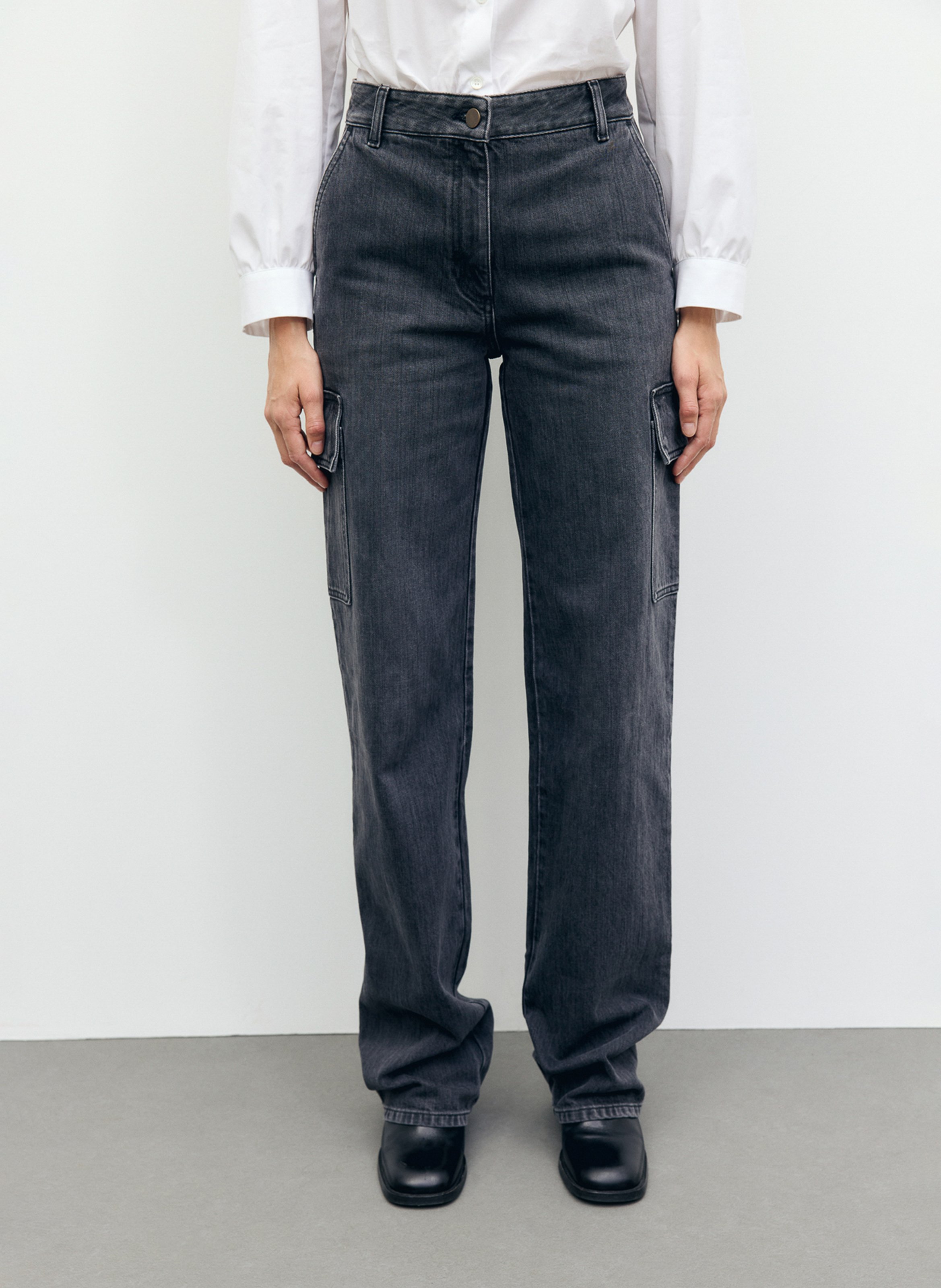 Straight Cut Jeans aus Baumwoll-Mix GERARD DAREL Grau