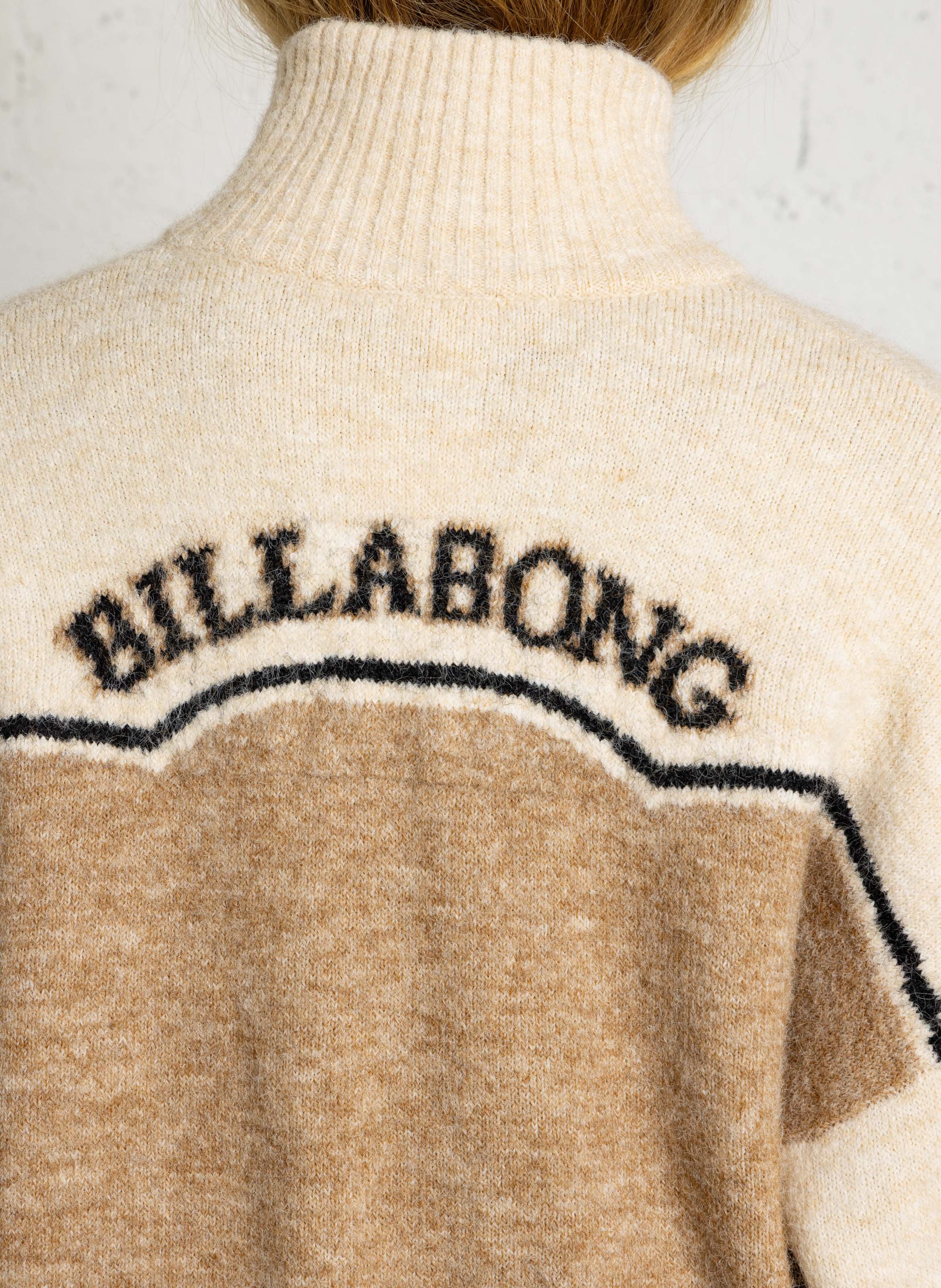 Gilet droit col montant BILLABONG Beige