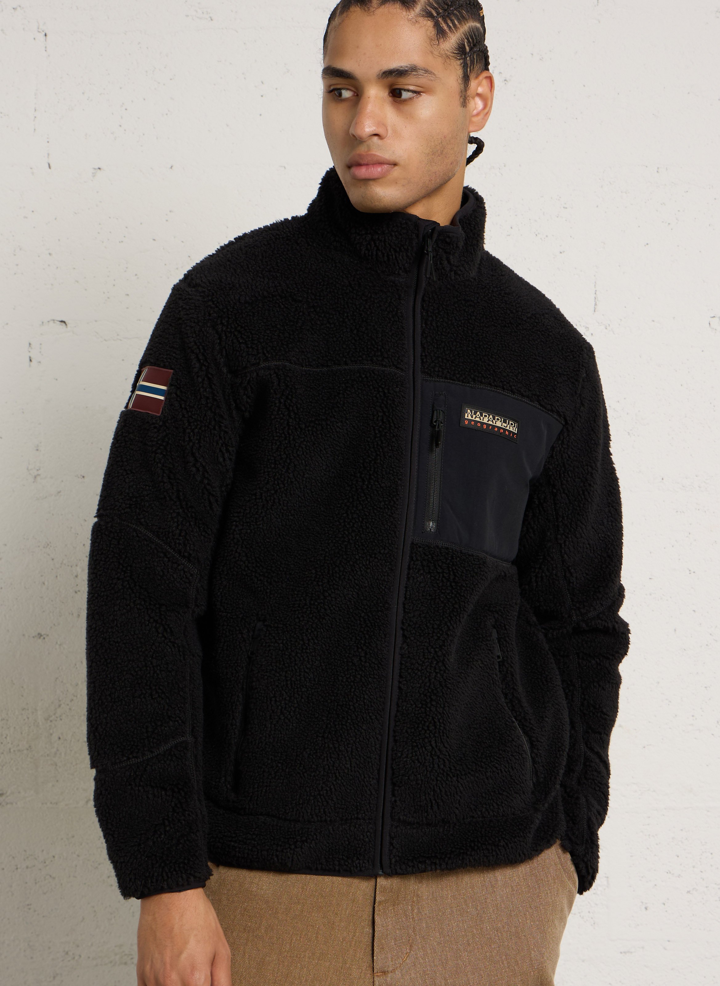 Gerade geschnittene Jacke mit Stehkragen NAPAPIJRI
