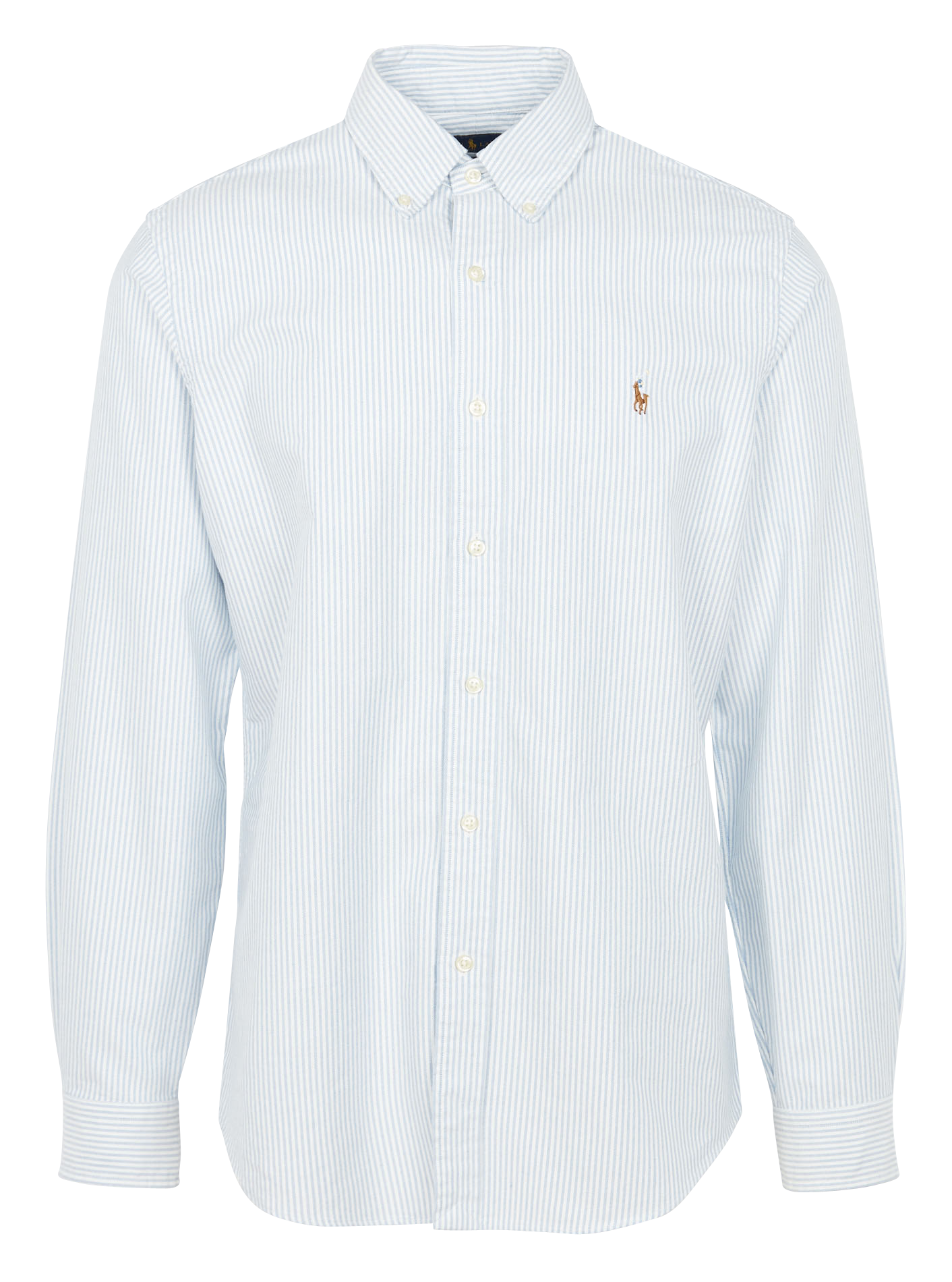 Baumwollhemd mit Button-down-Kragen, Regular Fit POLO RALPH LAUREN Blau