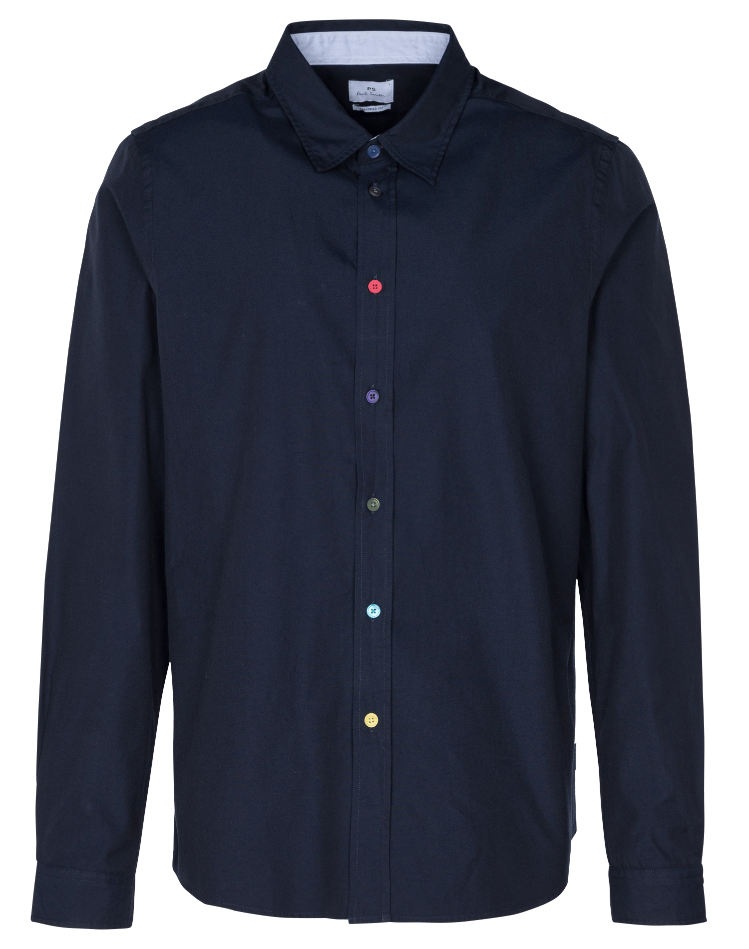 Chemise col classique tailored-fit en coton BleuPAUL SMITH