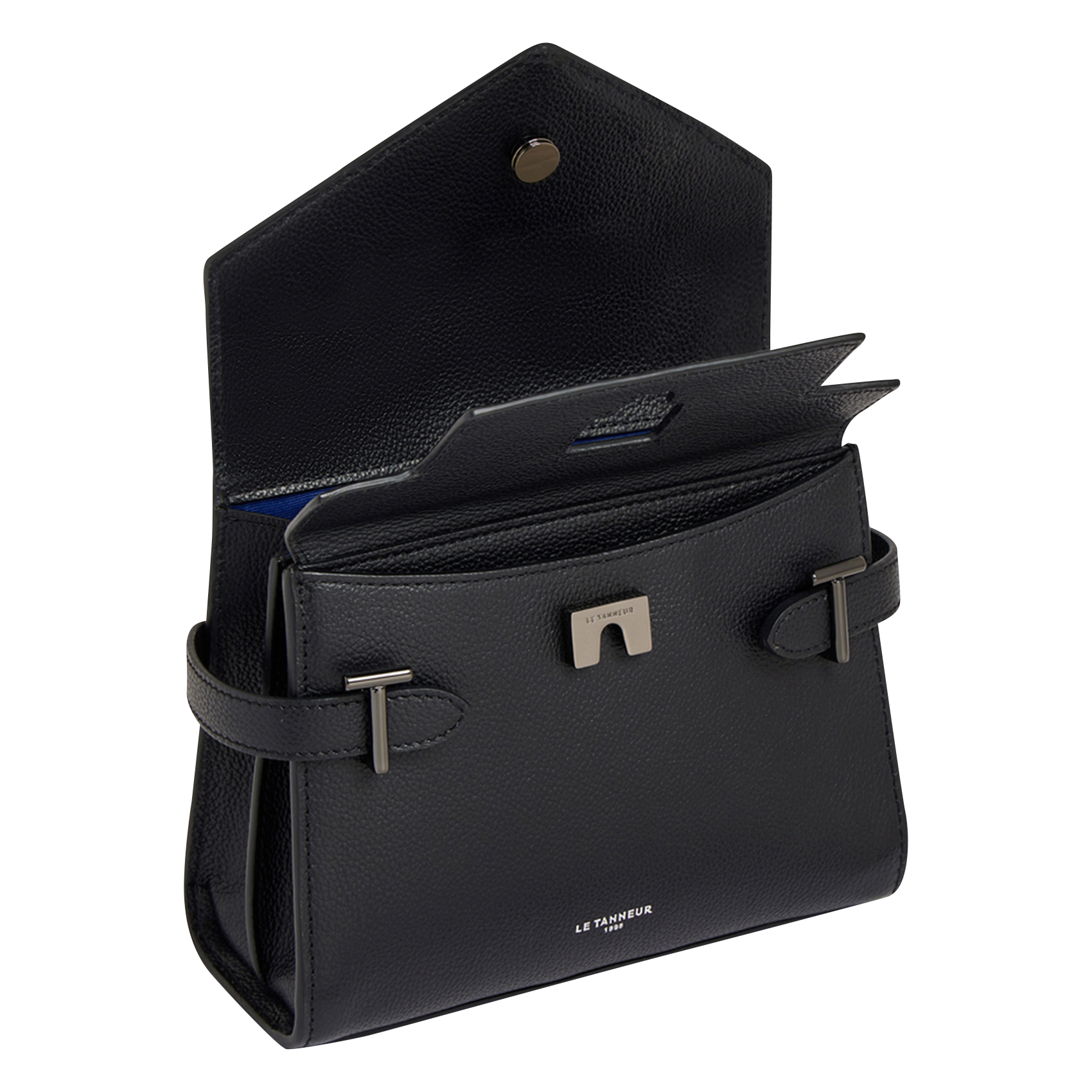 Sac à main en cuir LE TANNEUR Noir