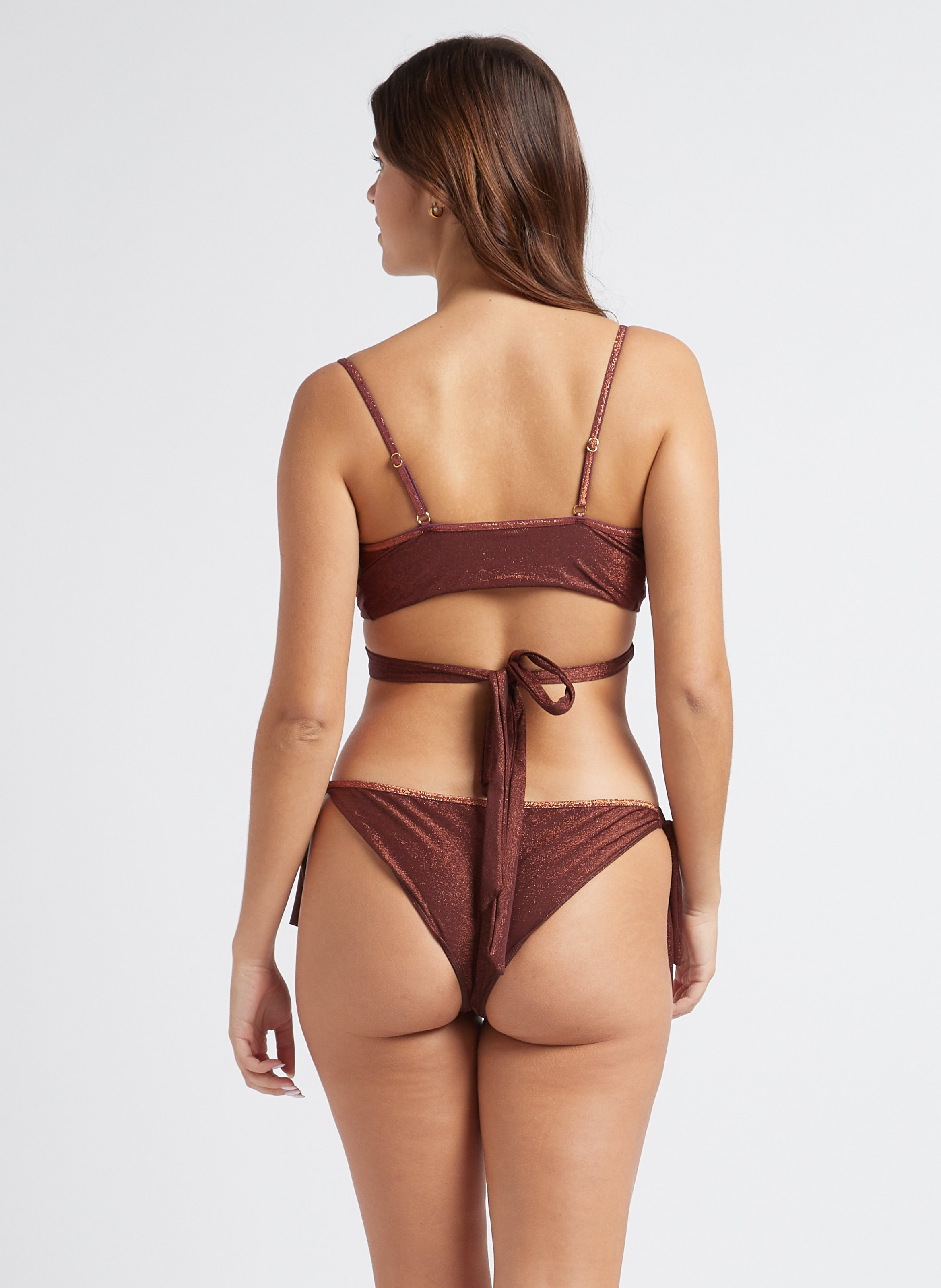 Glitter tanga LA NOUVELLE Golden