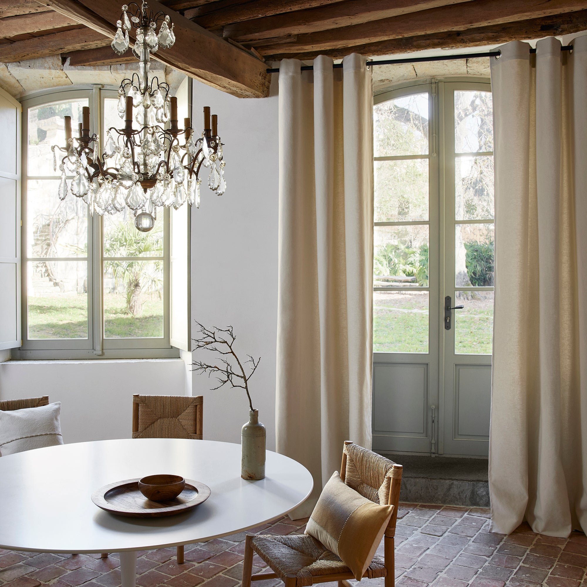 Curtain with eyelets MADURA Beige