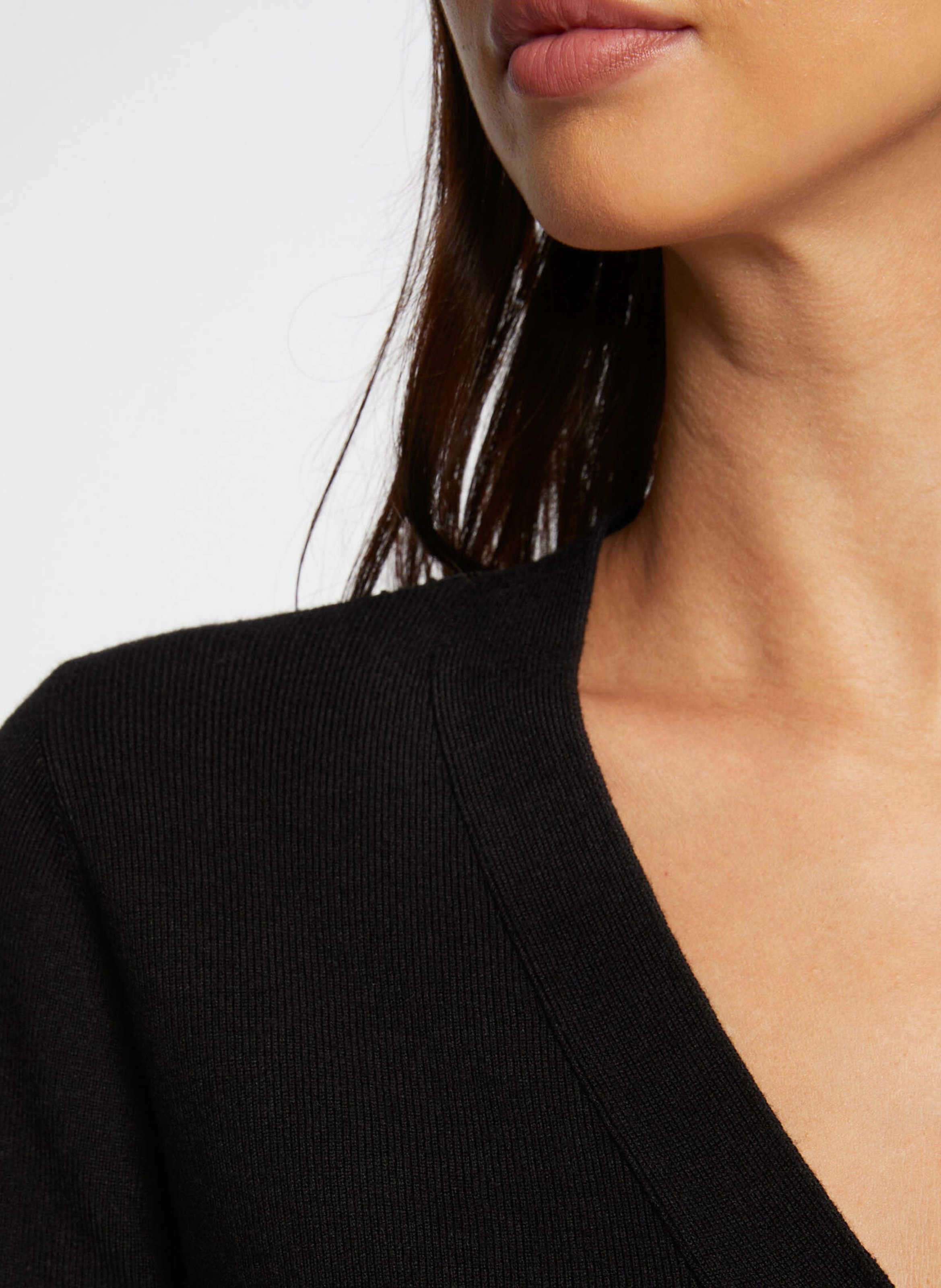 Strickjacke - Schalkragen MORGAN Schwarz