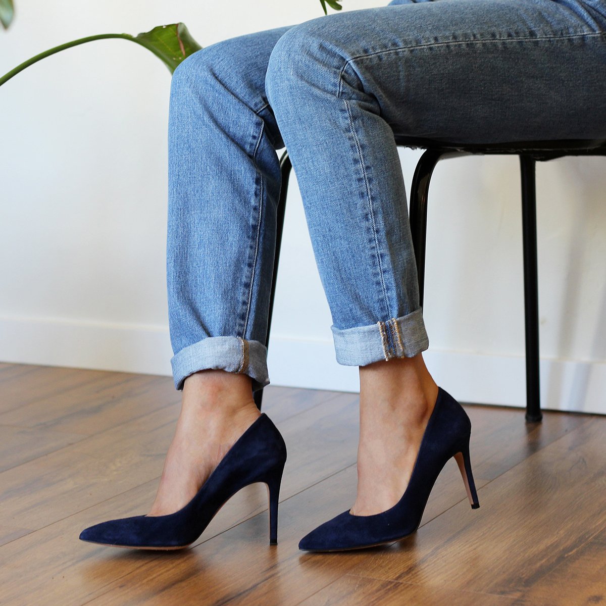 Classic suede pumps JULES & JENN Blue