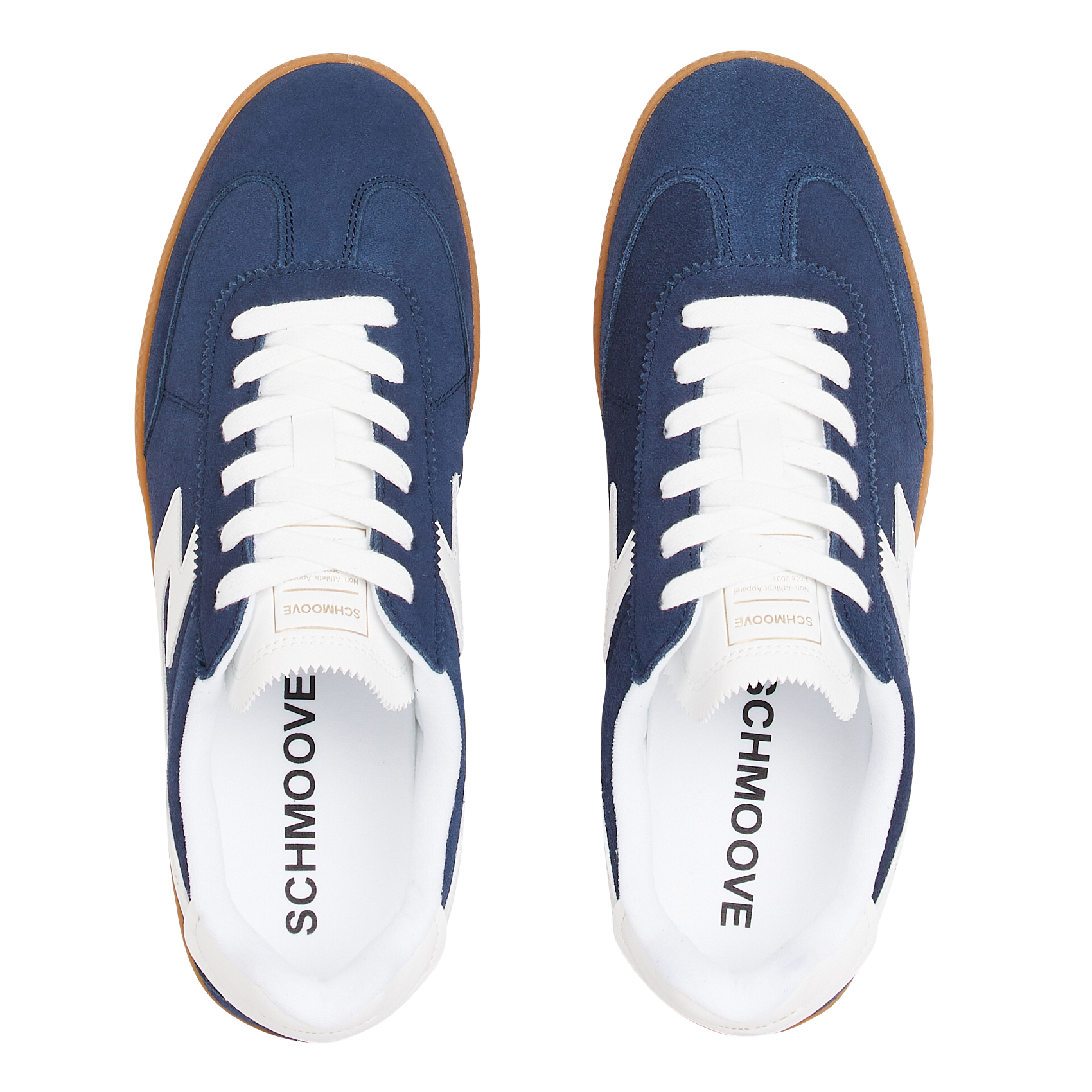 Baskets basses en cuir velours  SCHMOOVE Multicolore