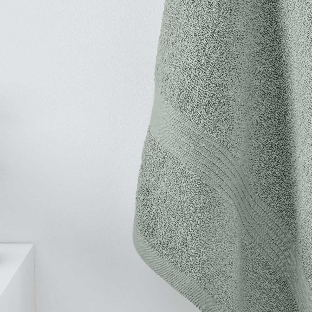 Solid color cotton bath towel TODAY LINGE DE MAISON Green