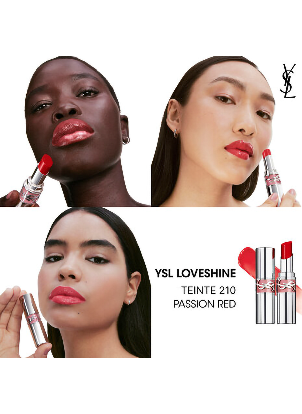 LOVESHINE YVES SAINT LAURENT 210 passion red