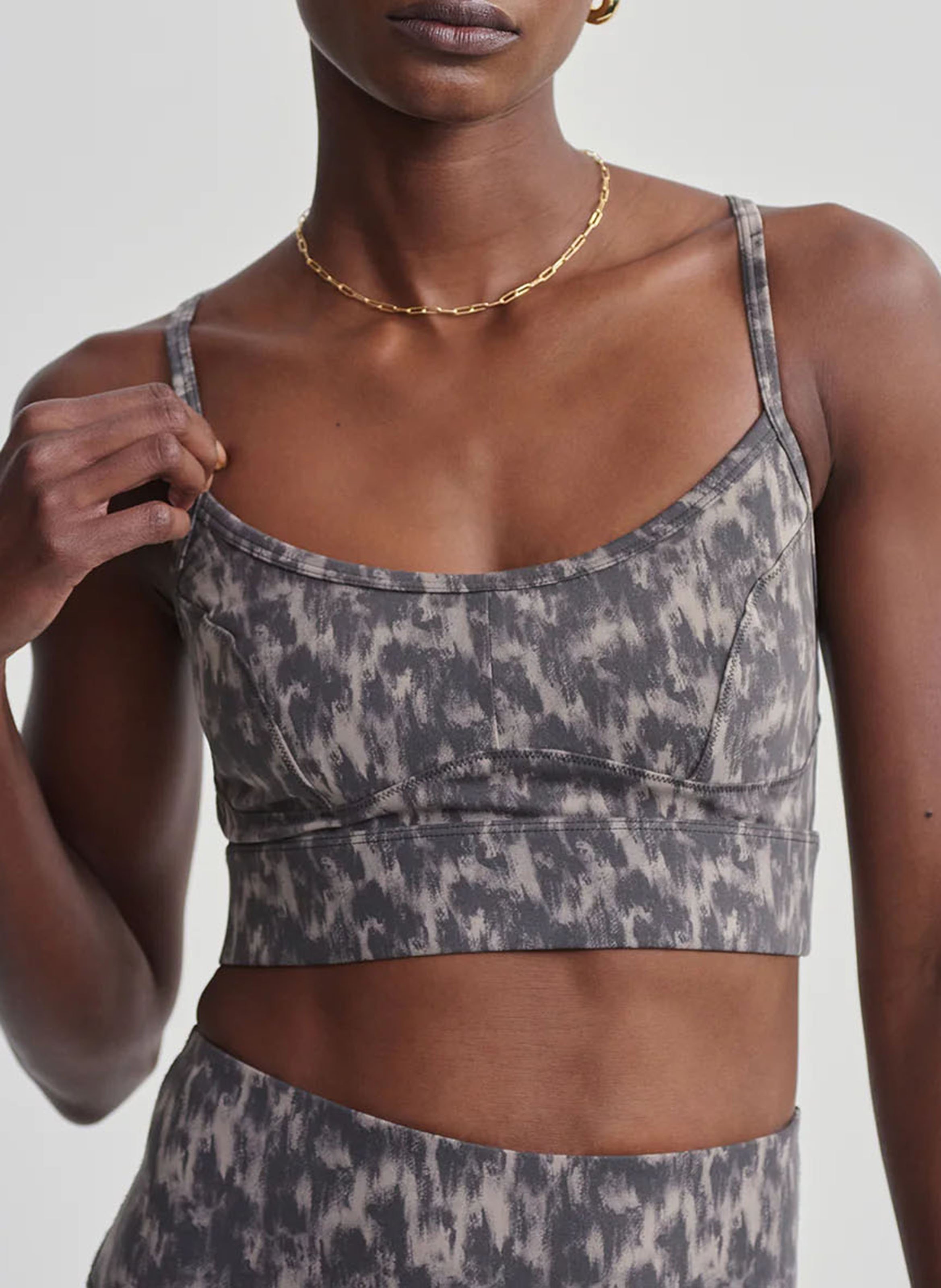 Top col rond à bretelles VARLEY Bleu