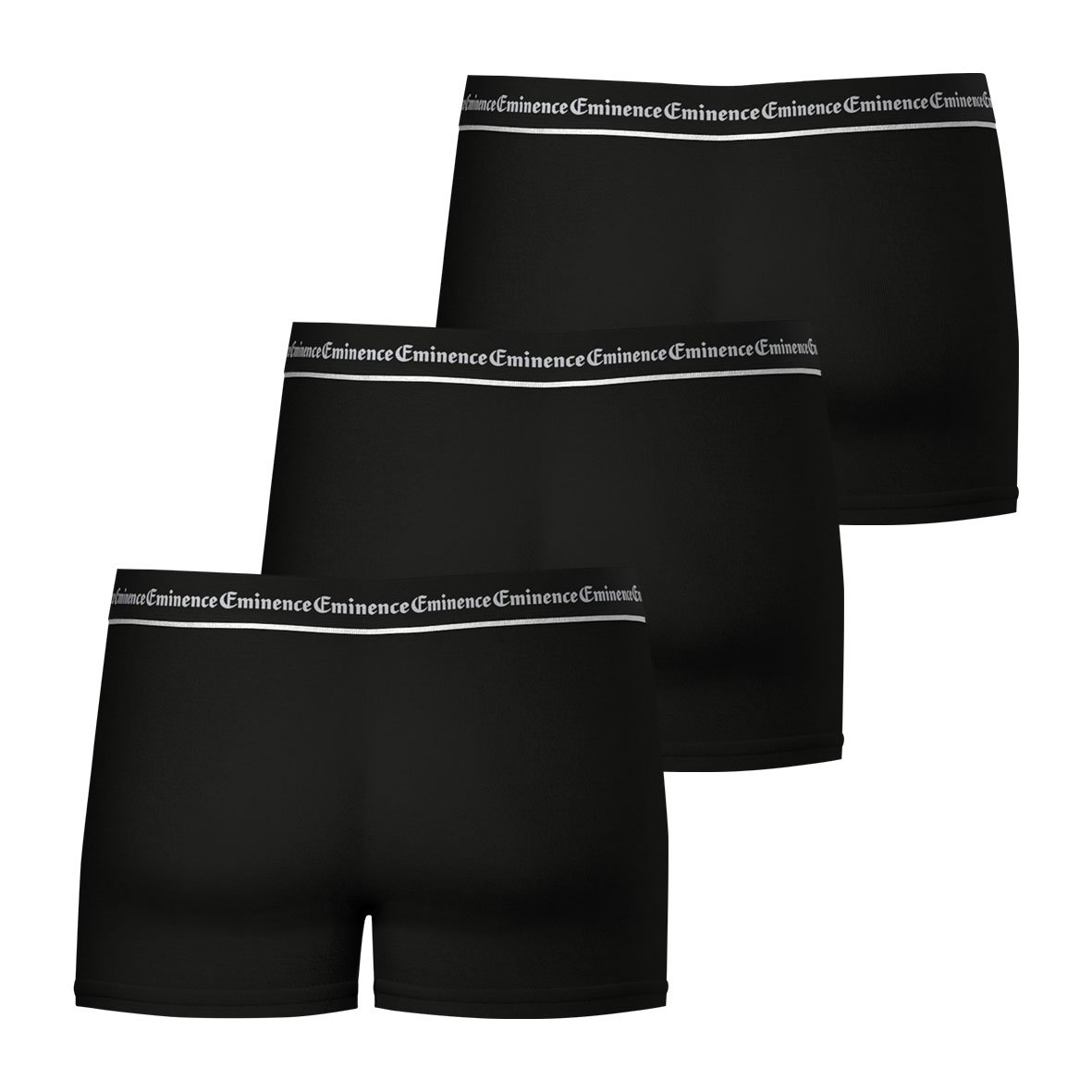Boxer shorts, pack of 3, business EMINENCE Black