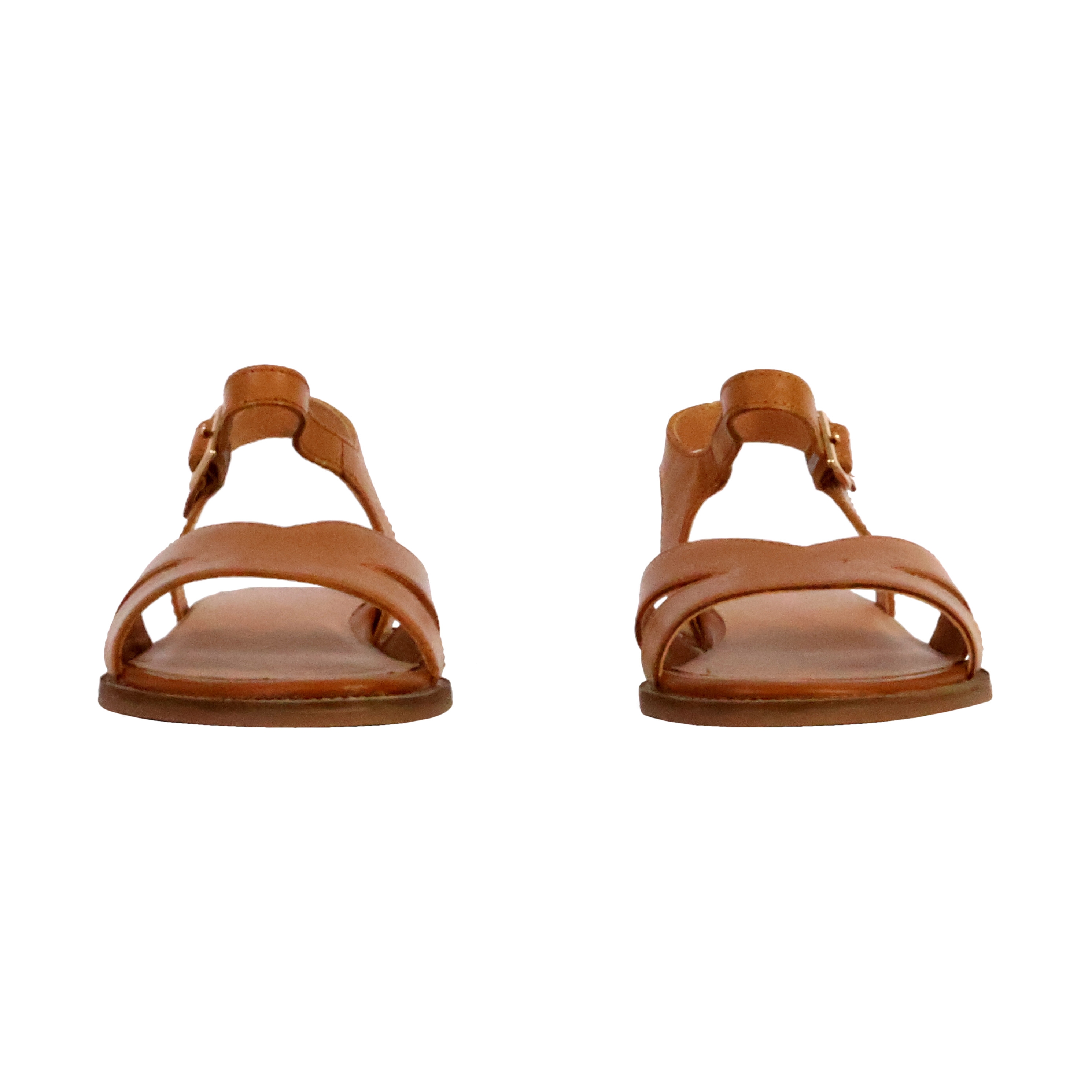 Bella leather sandals EMILIE KARSTON Brown