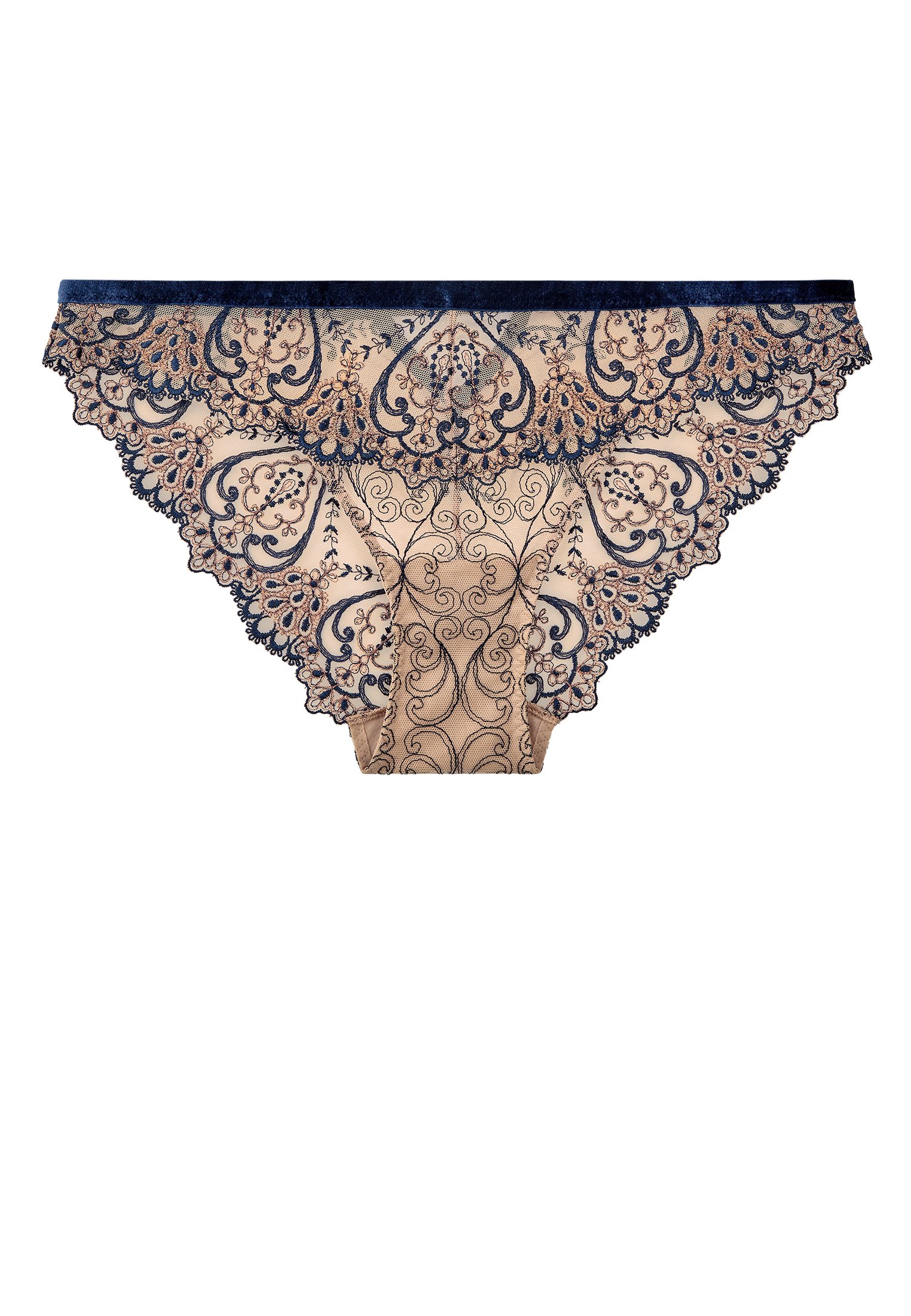 High-cut panties with mini hearts AUBADE Blue