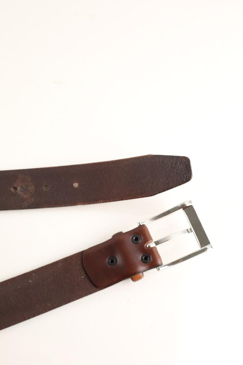 - Buckle closure. - Width: 3 cm.  BOSS - SECONDE MAIN Brown