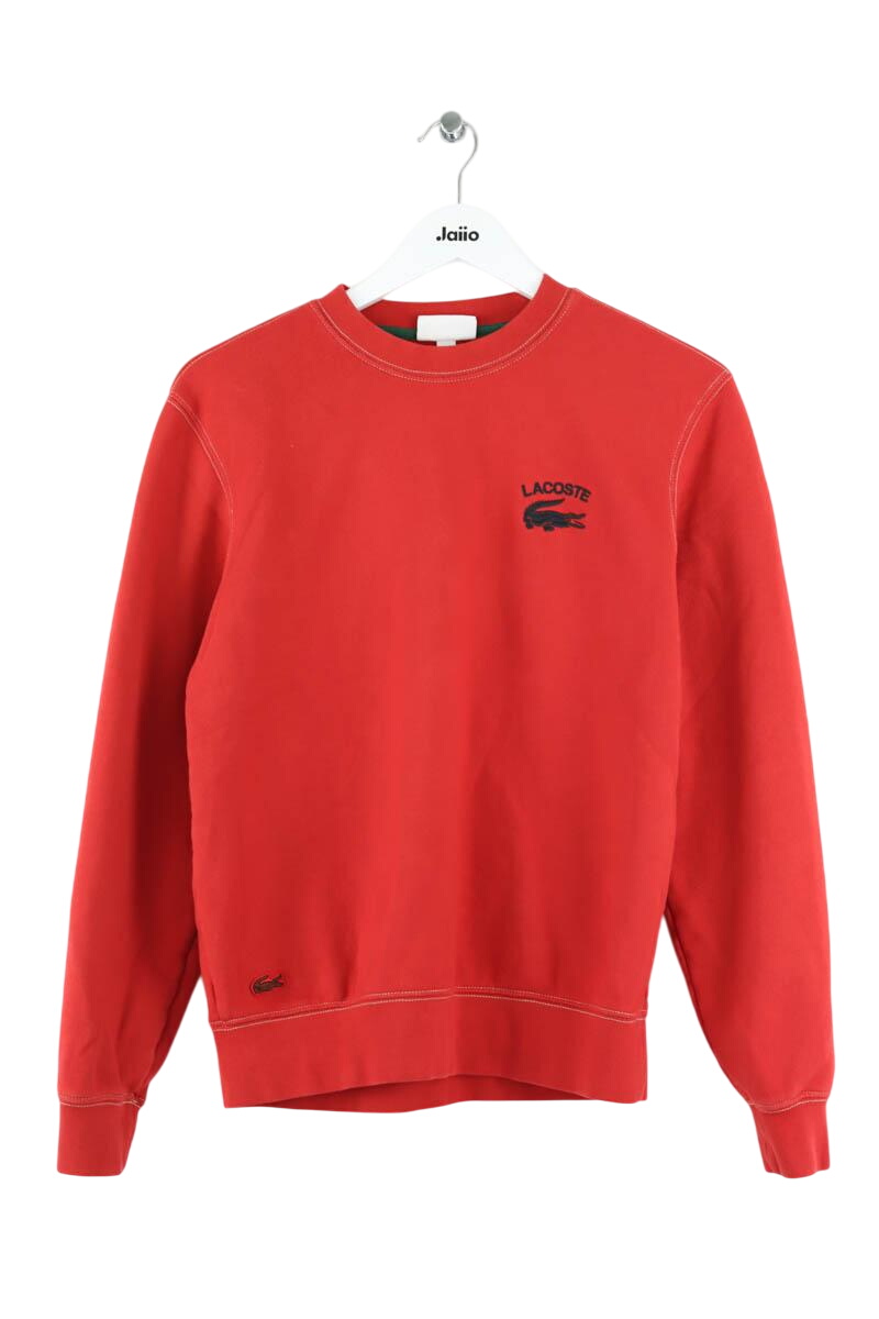 Cotton sweater LACOSTE - SECONDE MAIN Red