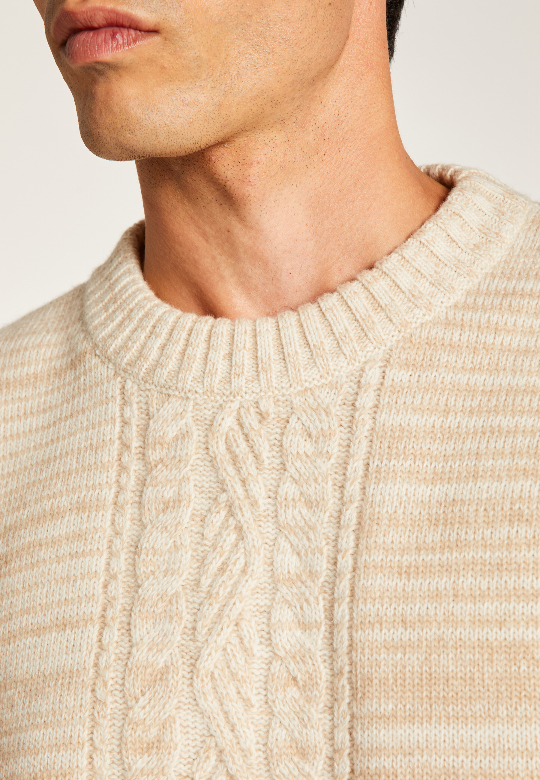 Merino wool sweater MAISON MONTAGUT Beige