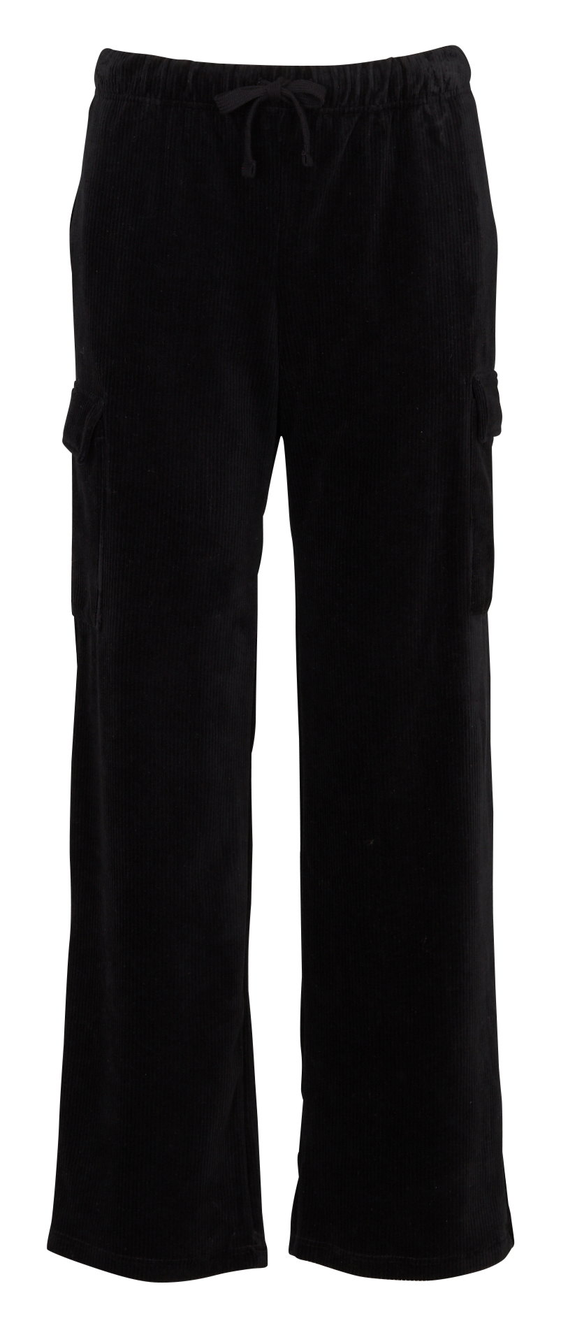Ribbed knit cargo pants BANANA MOON Black