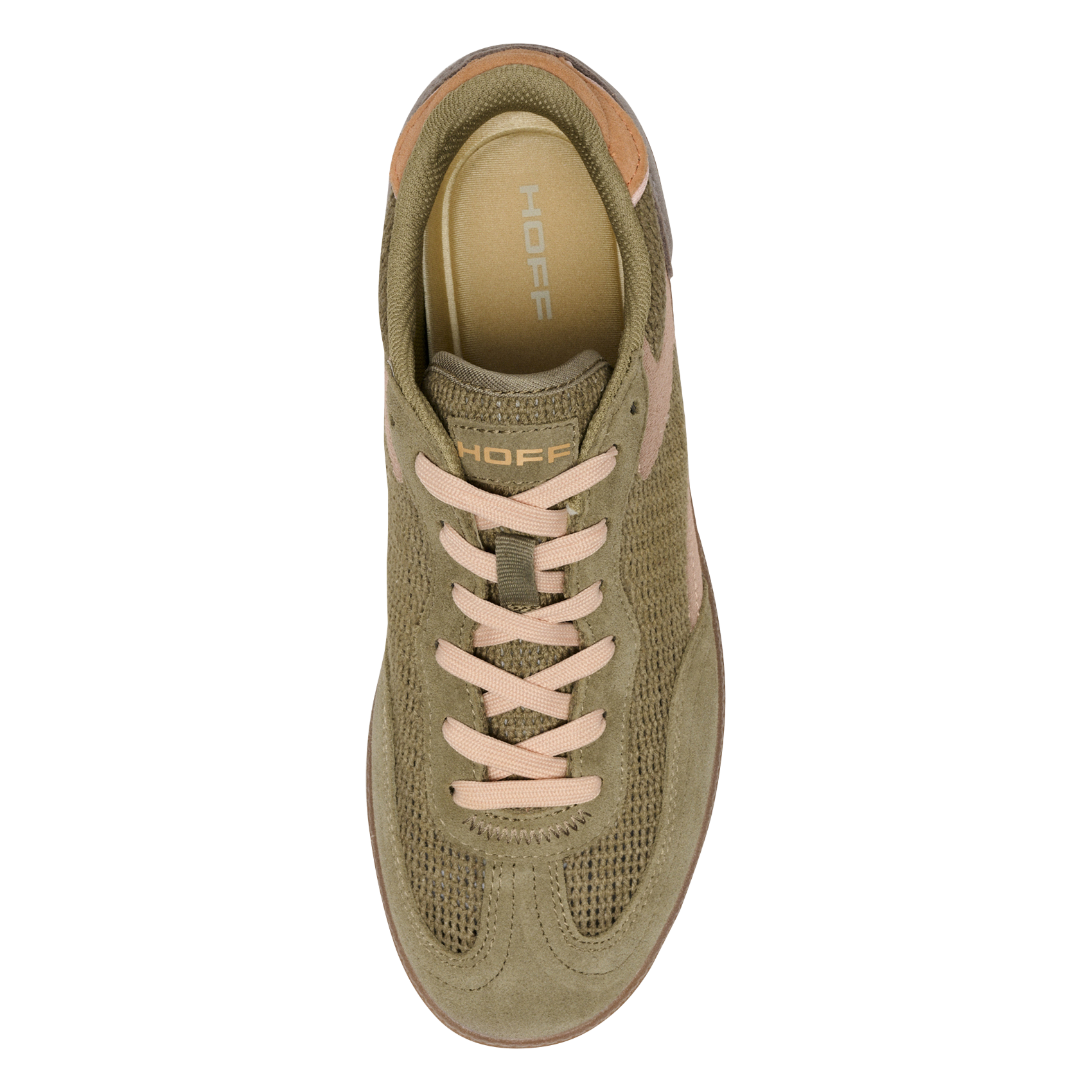 Flache Sneaker zum Schnüren HOFF Khaki