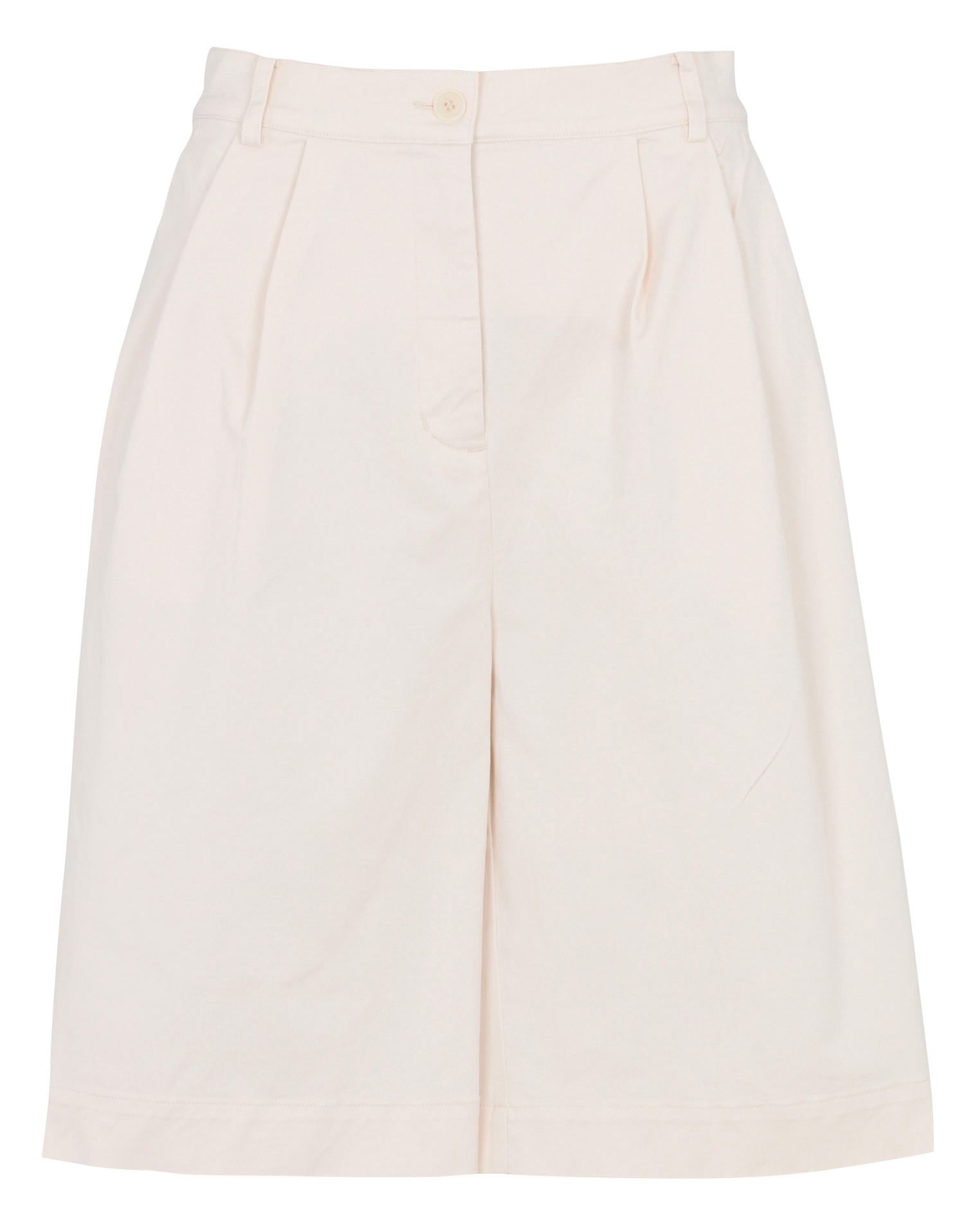 Straight-leg cotton-blend Bermuda shorts RUE DE TOKYO Beige