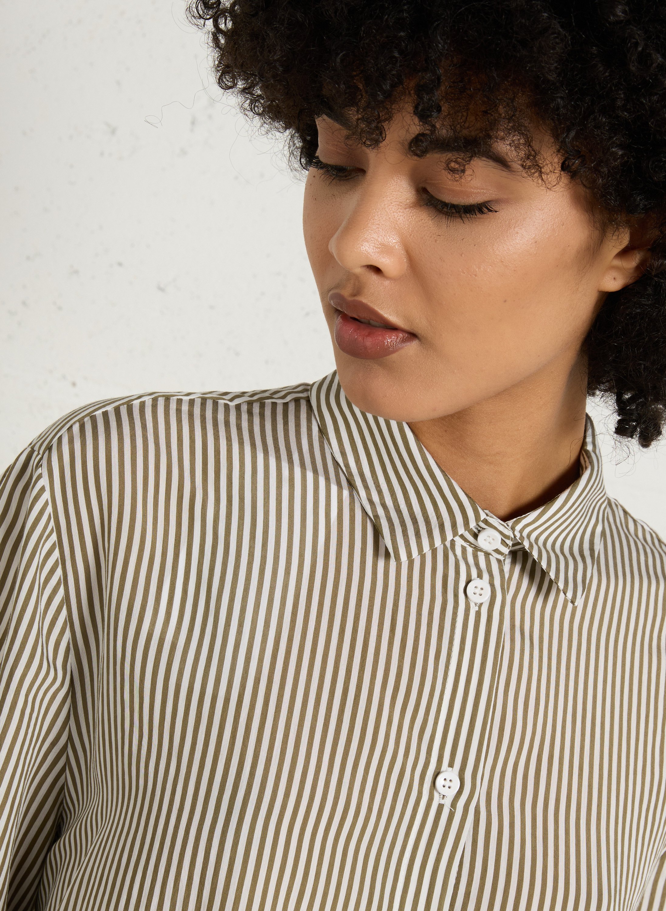 Loose shirt with fine stripes IMPERIAL Multicolored