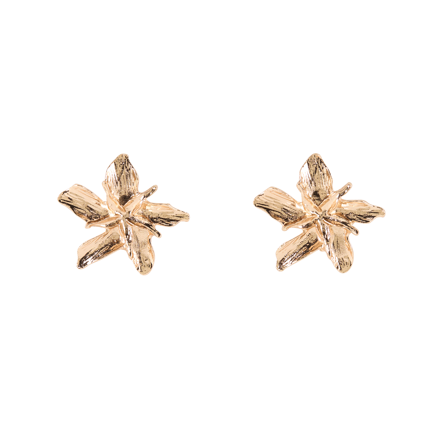 Blumen-Ohrringe FEEKA Golden