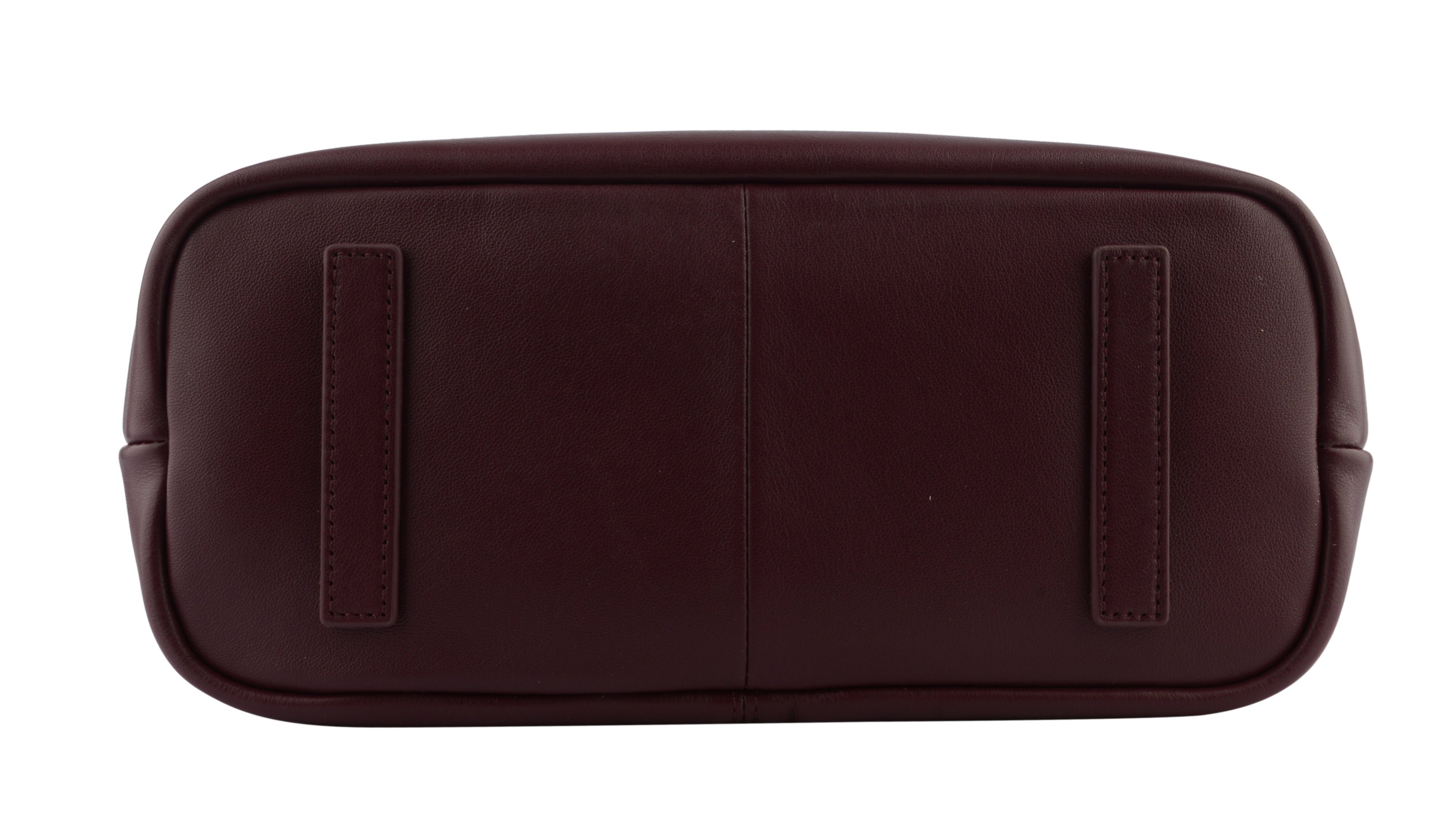 Calfskin leather shoulder bag Red