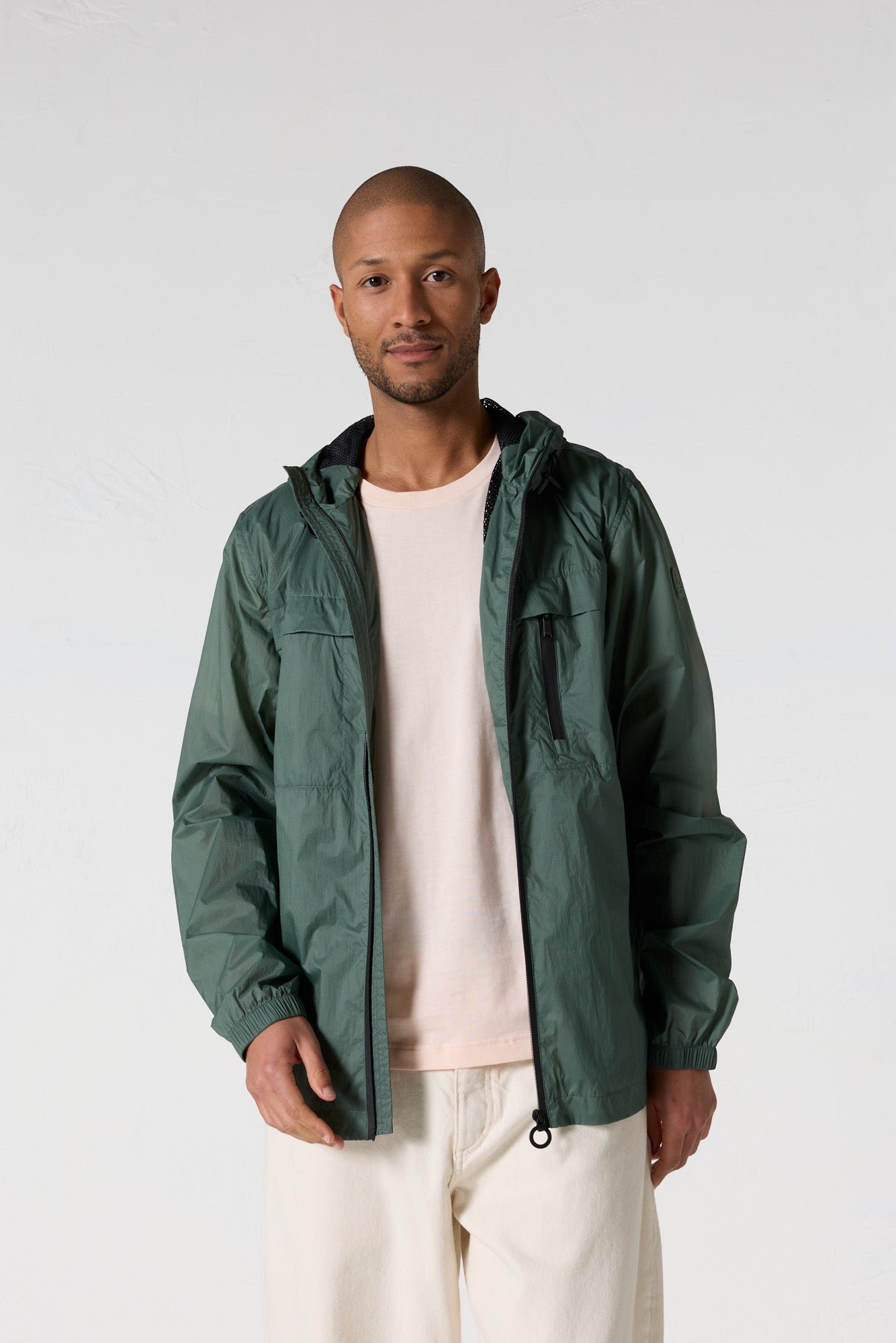 Light packable windbreaker Larry JOTT Green