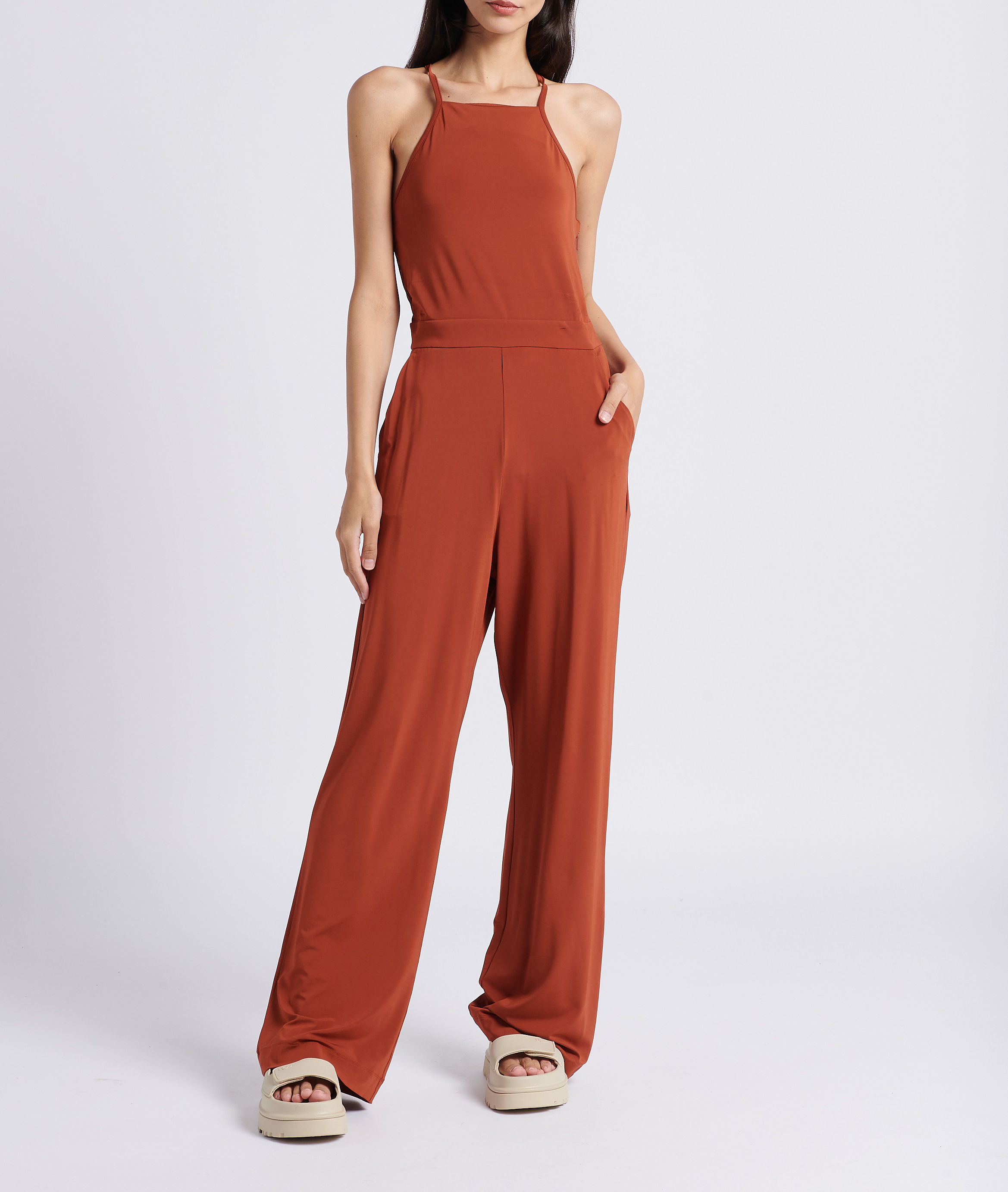 Beachwear jumpsuit MAX MARA LEISURE Red