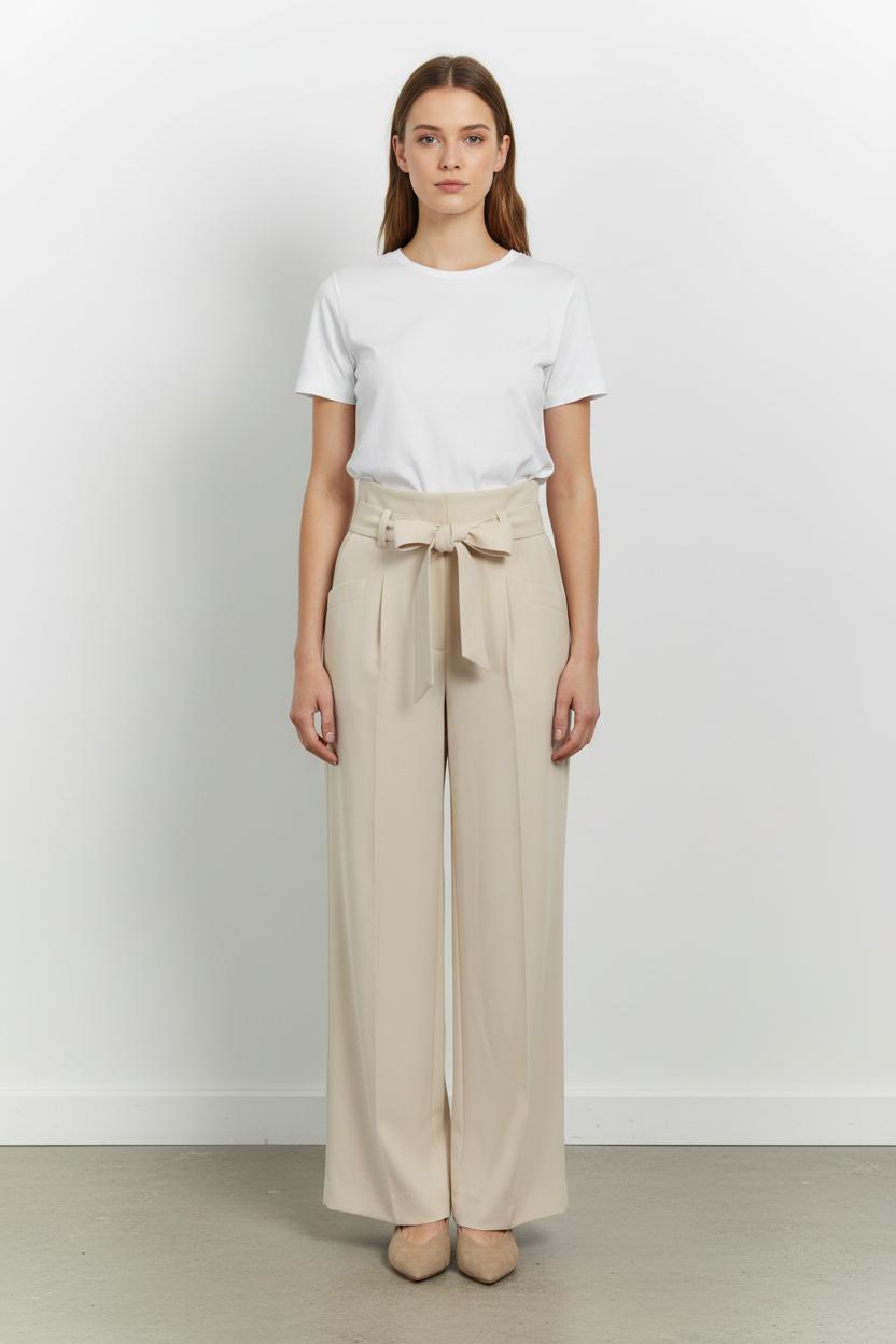 Pantalon TARA JARMON - Seconde Main Beige