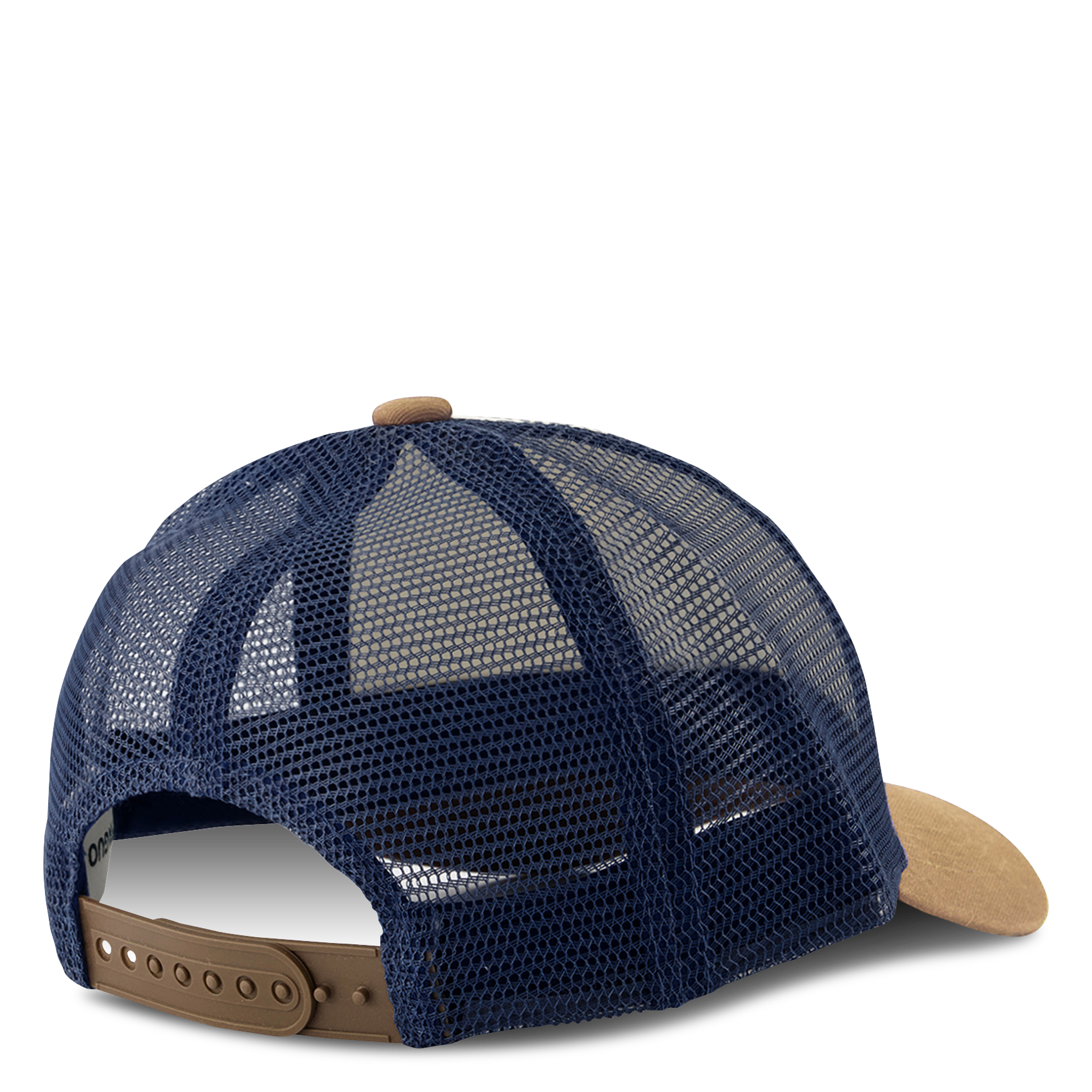Bestickte Kappe aus Wollmix FAGUO Blau