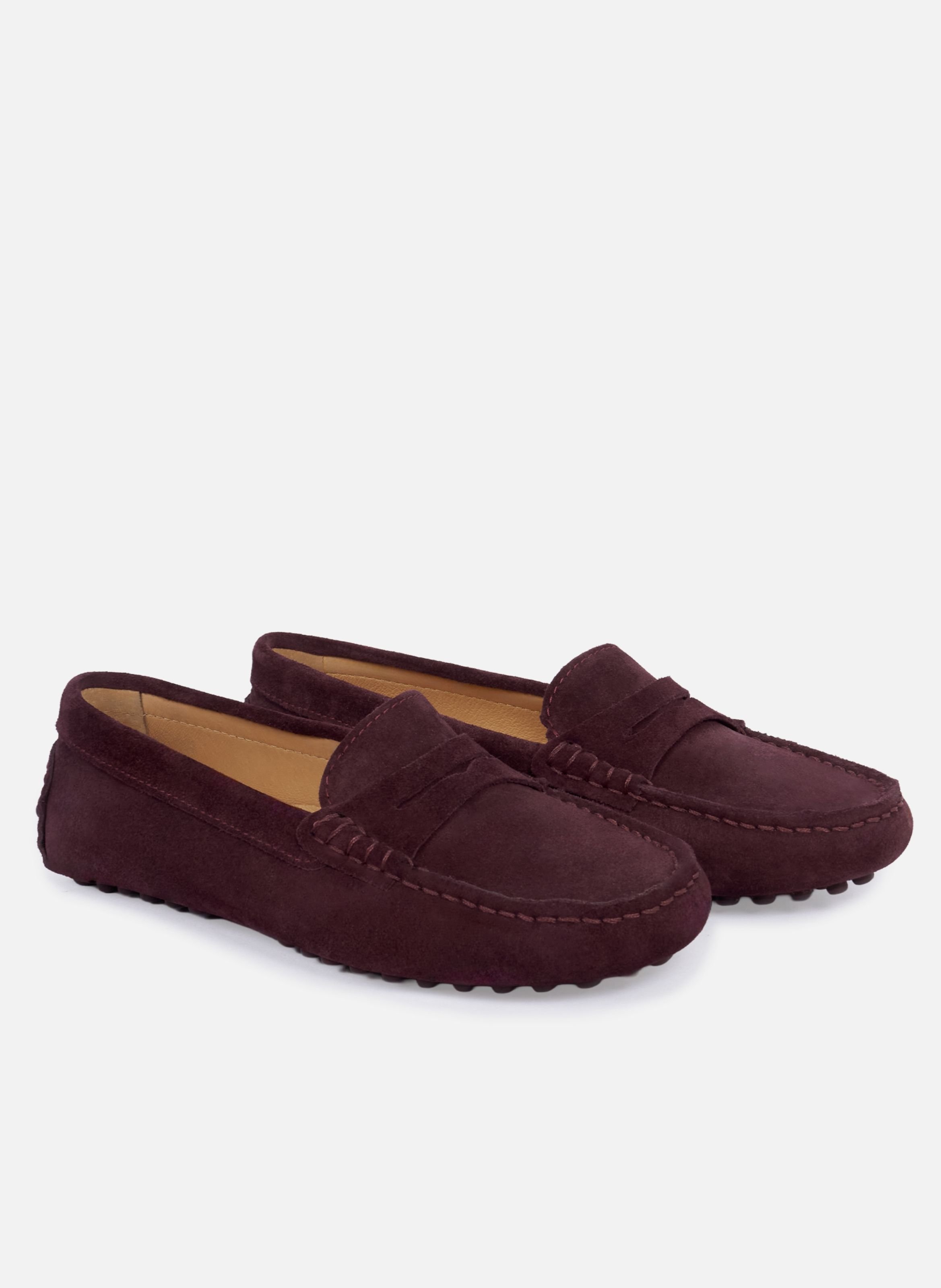 Suede loafers JULES & JENN Red