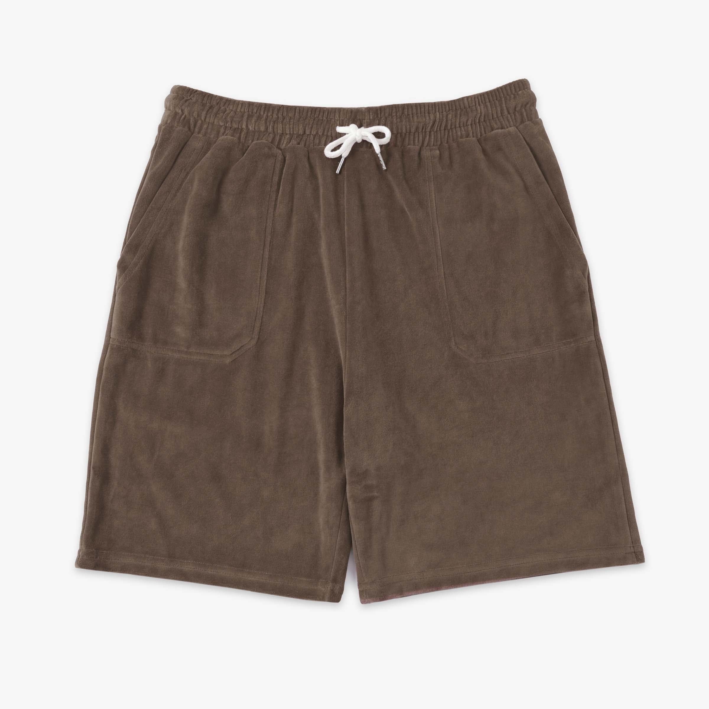 Sponge bermuda with elastic waist SERGE BLANCO Brown