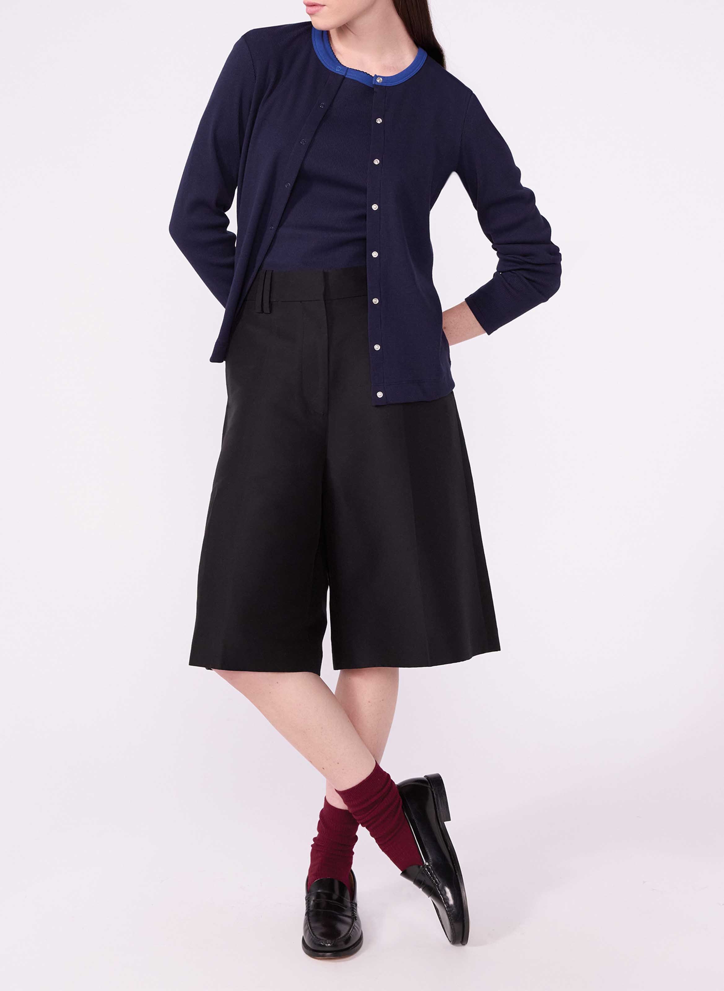 Round-neck cotton T-shirt PETIT BATEAU Blue