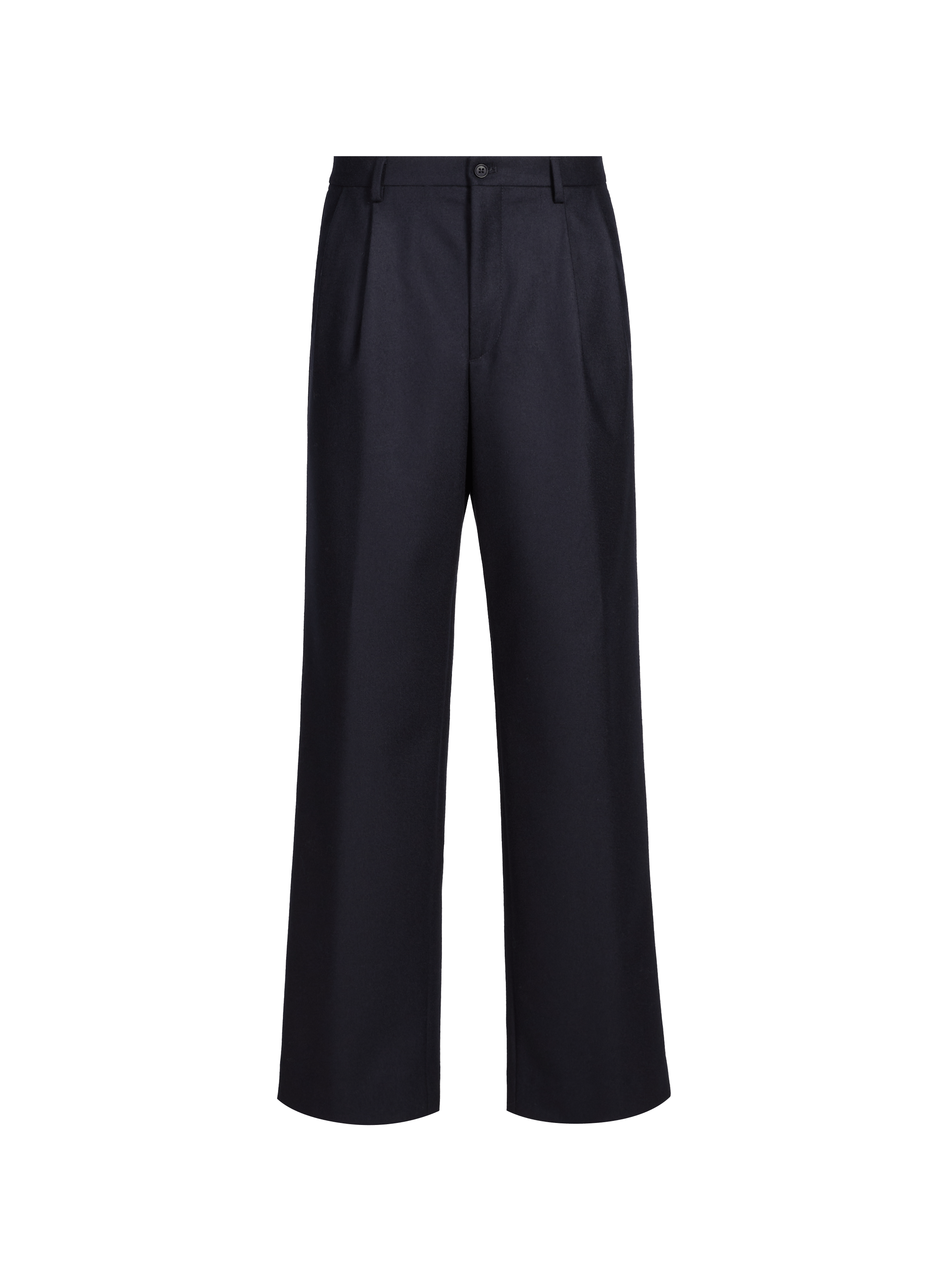 Wide wool goose pants SAISON 1865 Blue