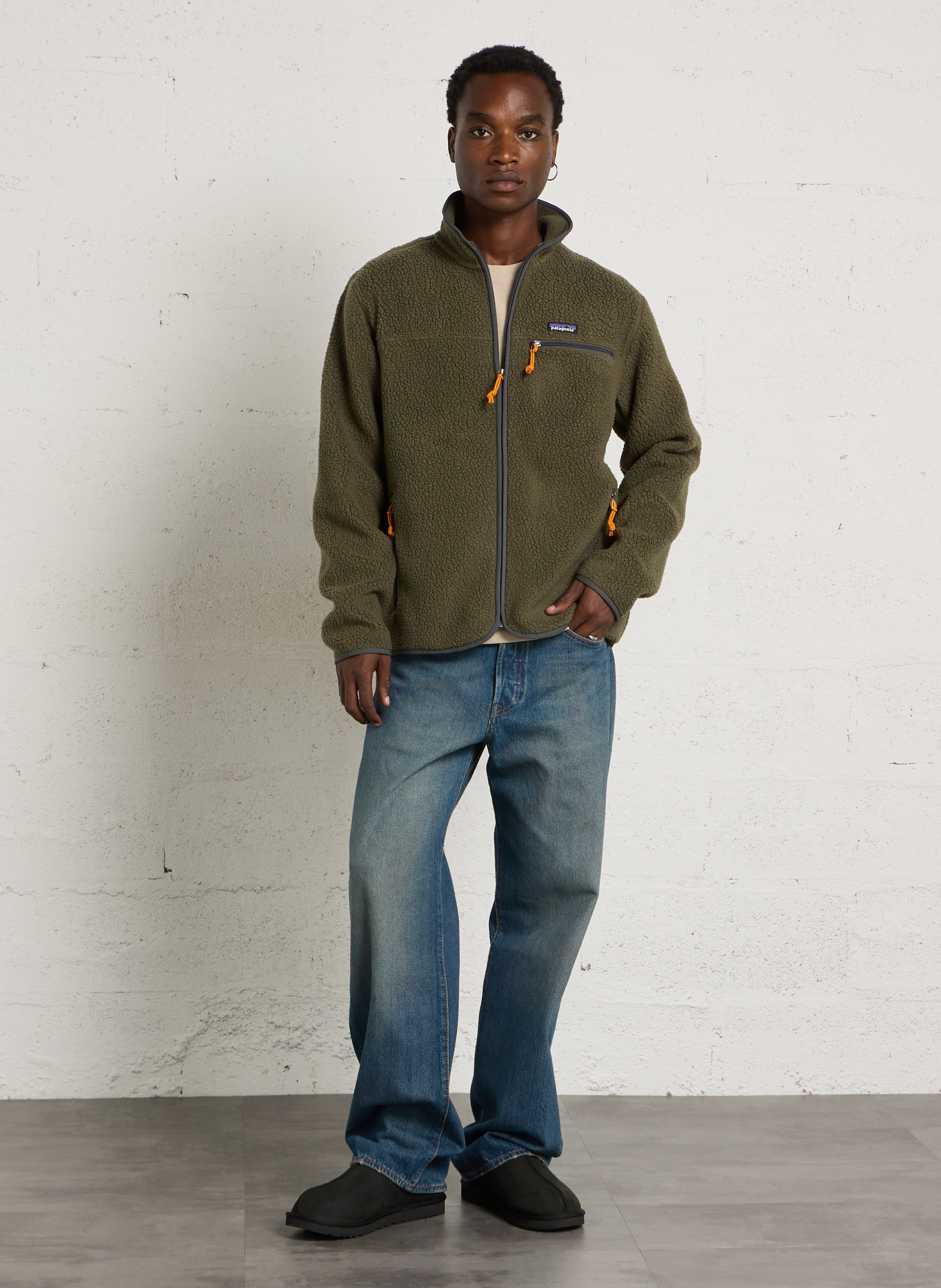 Oversized fleece coltrui PATAGONIA Groen